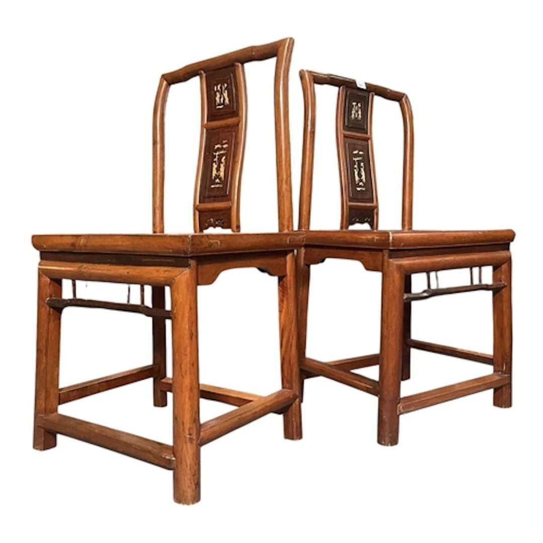 A pair of Chinese Ming Dynasty inspired late 19th / early 20...
