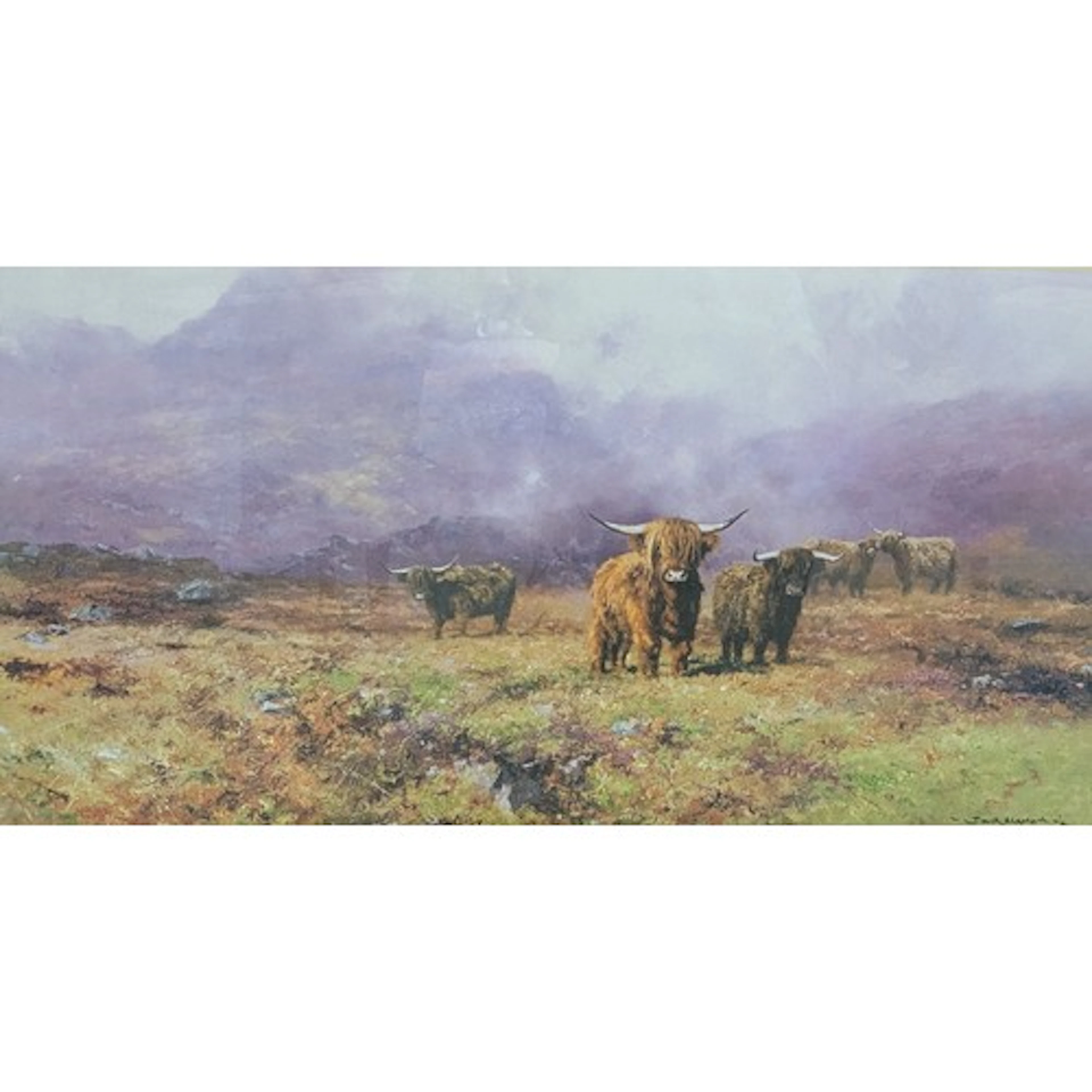 David Shepherd (1931-2017) 'Highland Cattle', signed limited...