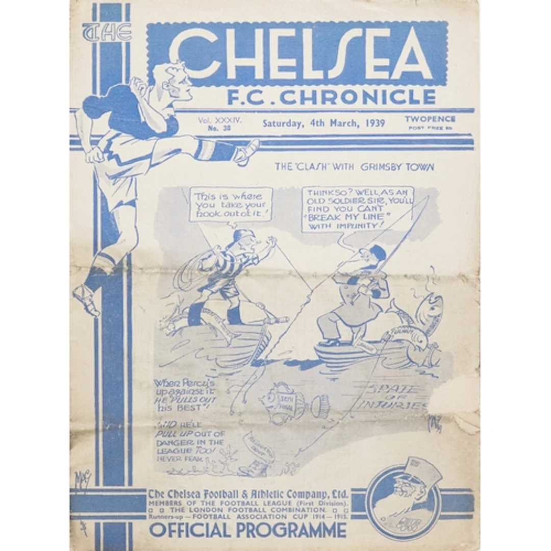 Chelsea FC Chronical Official Football programme - The Clash...