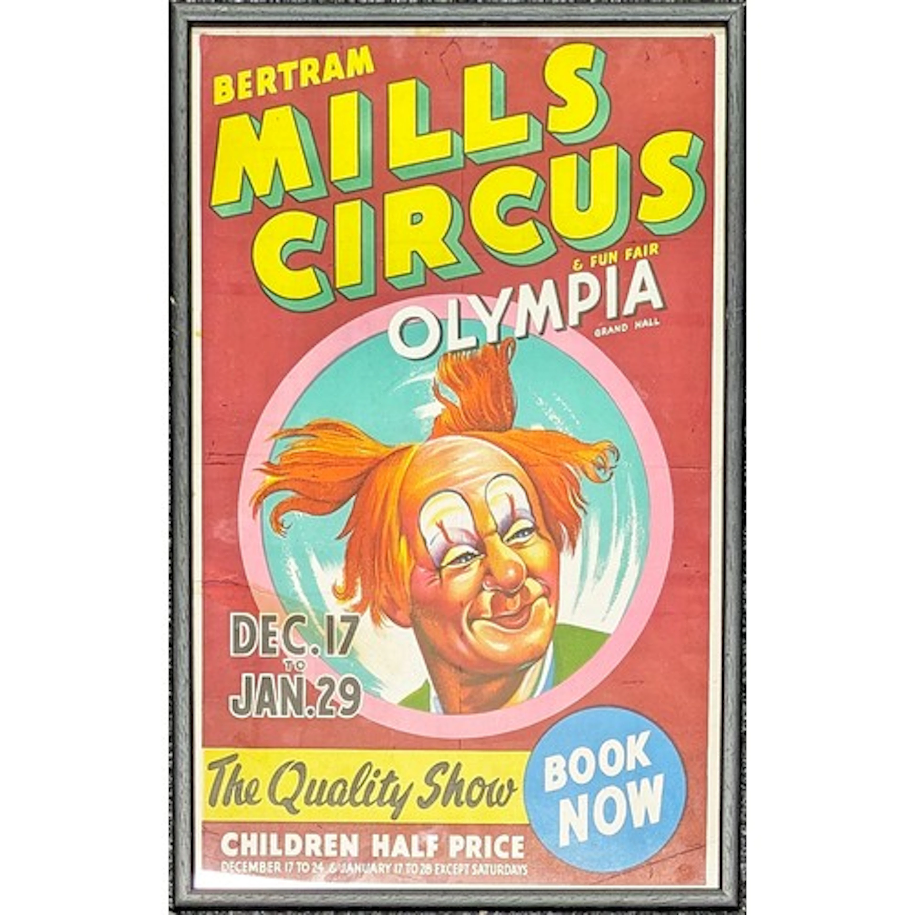 Circus & Fairground - a mid-20th century pictorial poster, B...