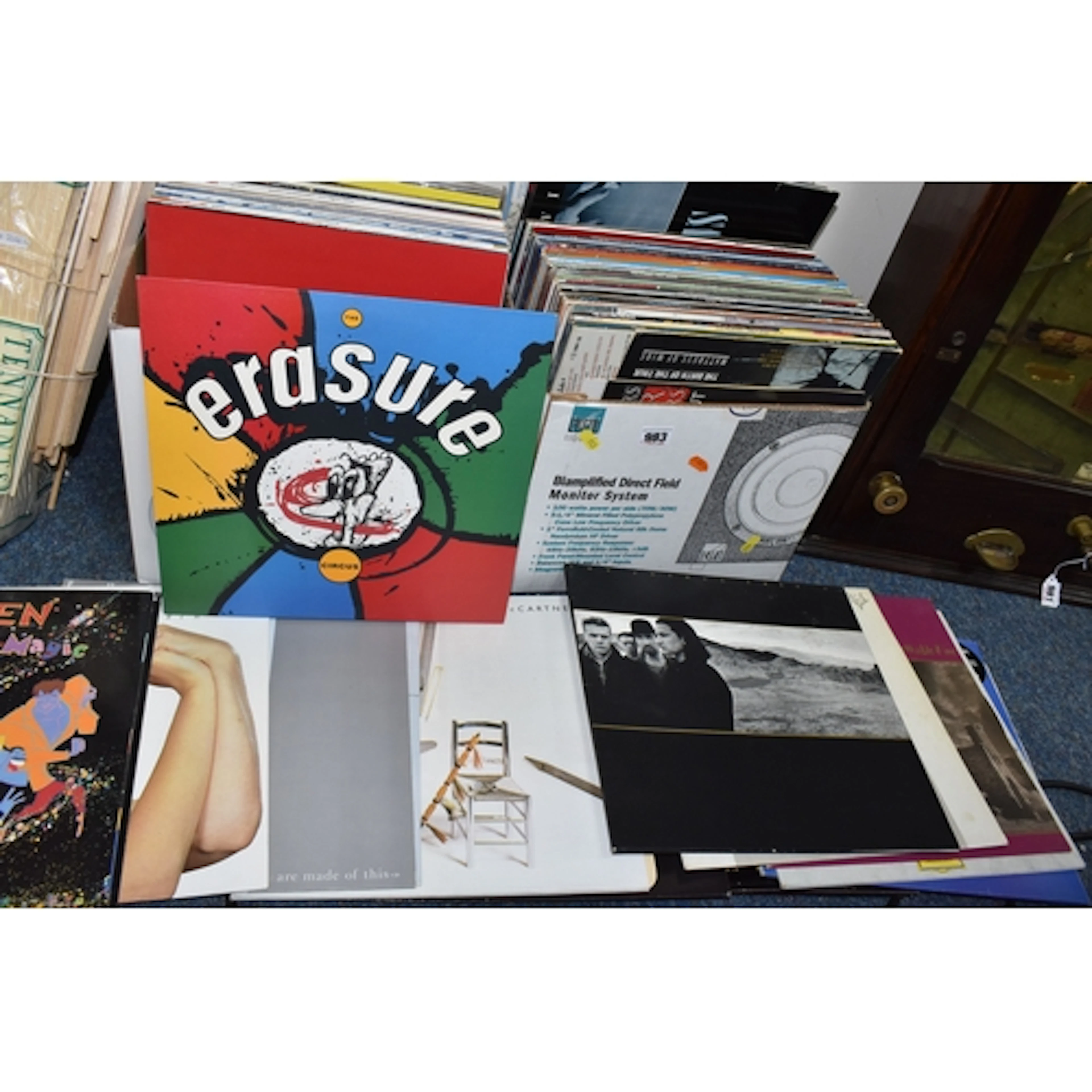 TWO BOXES OF LPS to include approximately one hundred LPs to...