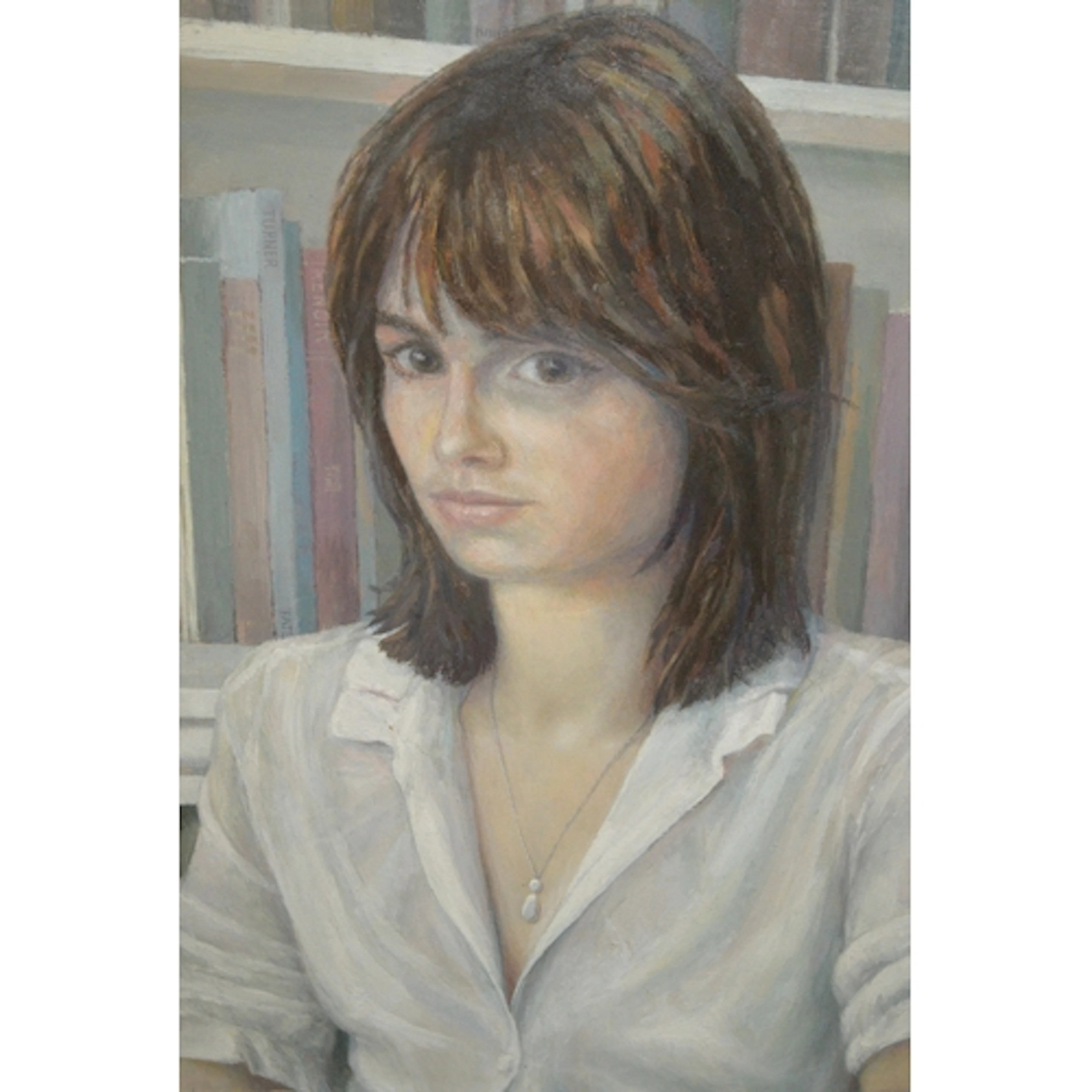 Michael A. Harvey, 20th Century oil on board, portrait of a ...