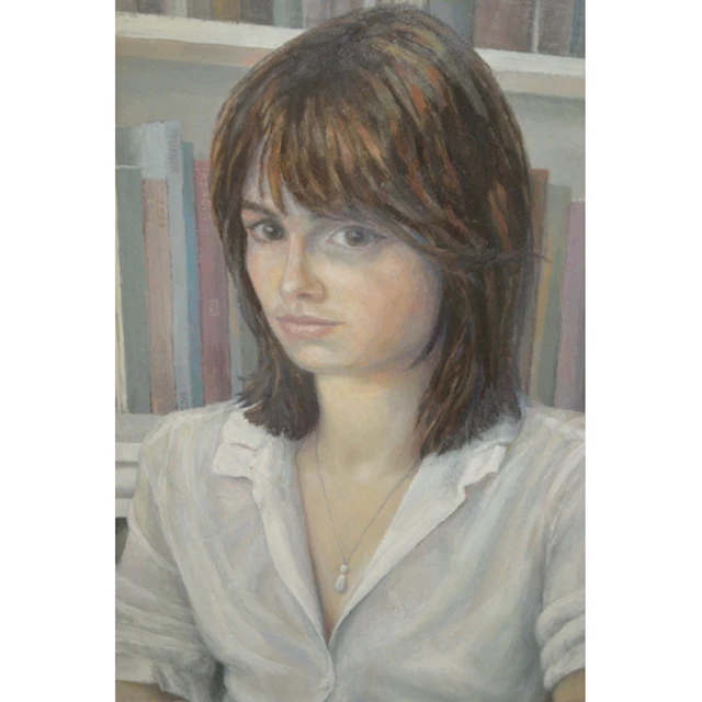Michael A. Harvey, 20th Century oil on board, portrait of a ...