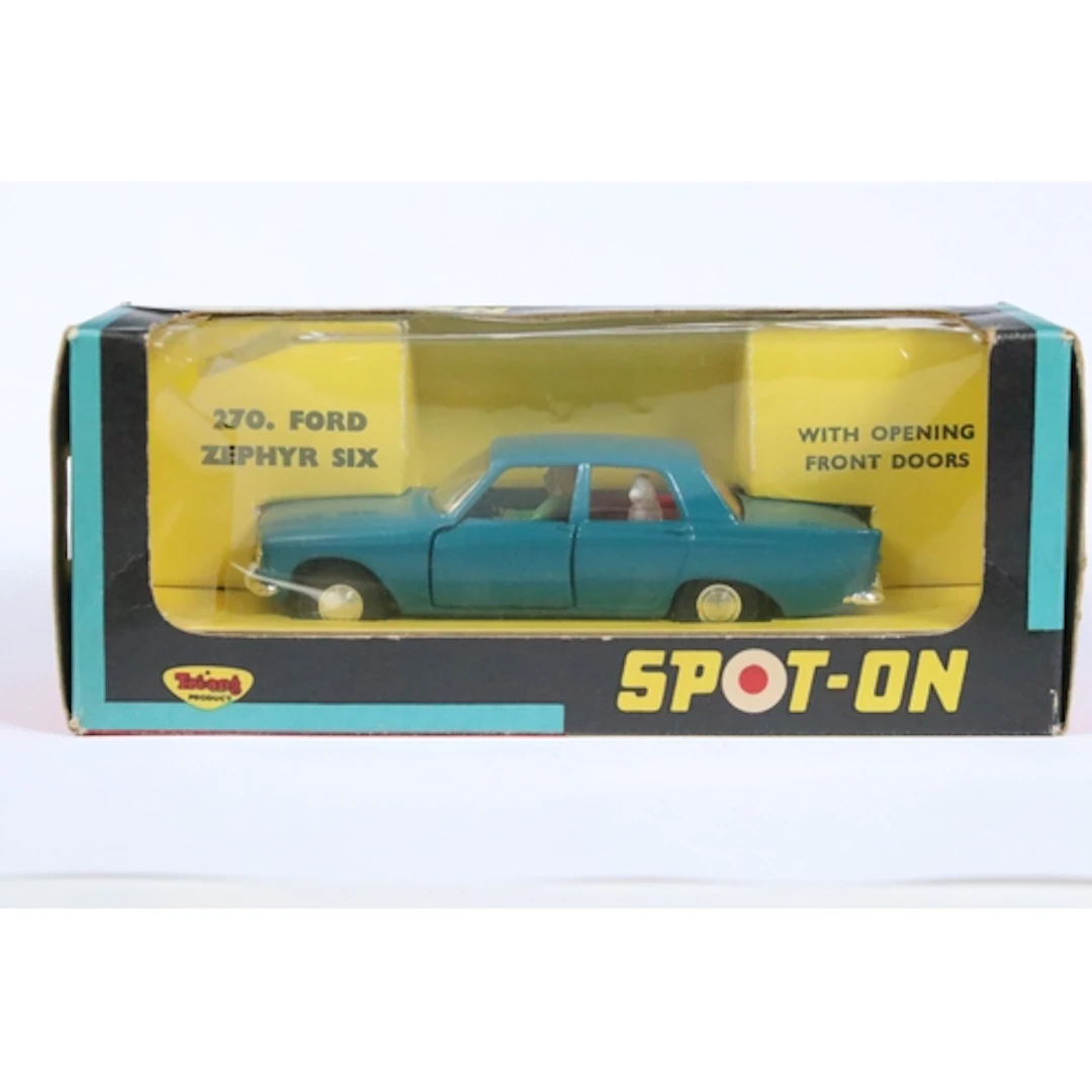 Boxed Triang Spot On 270 Zephyr Six diecast model in blue wi...