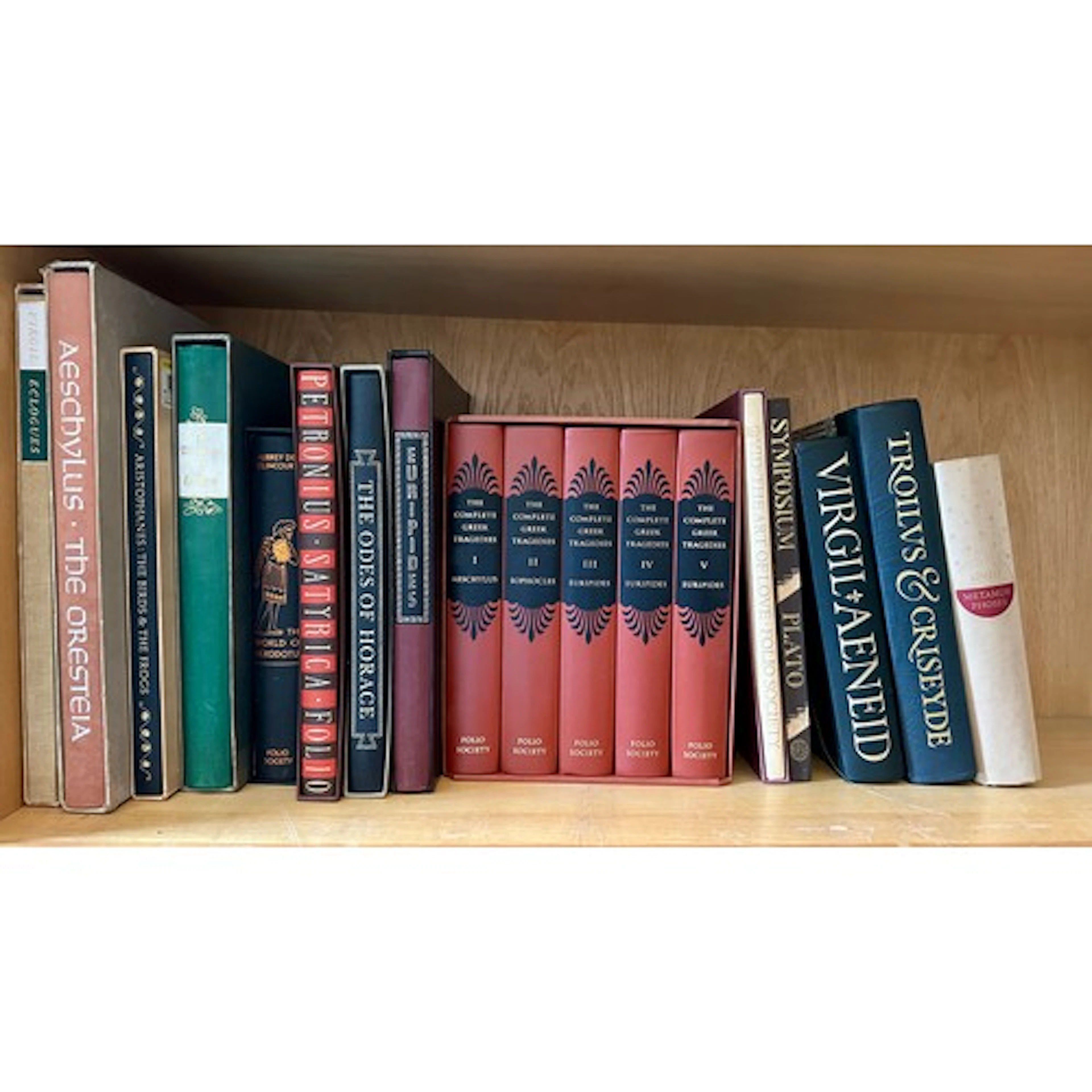 Folio Society Classics: Virgil 'Eclogues', Aeschylus 'The Or...