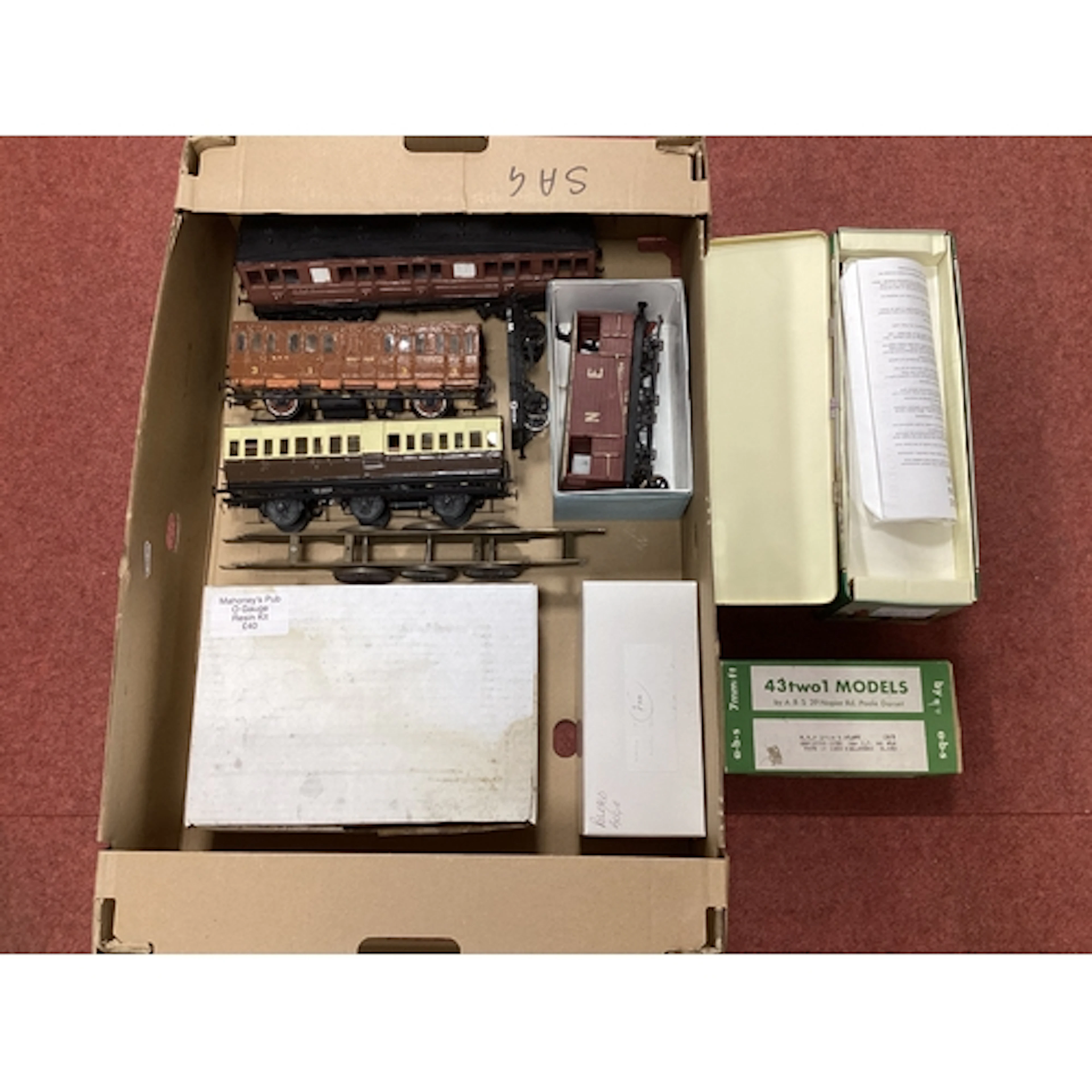 A Collection of O Gauge Scratch/Kit-Built Rolling Stock: an ...