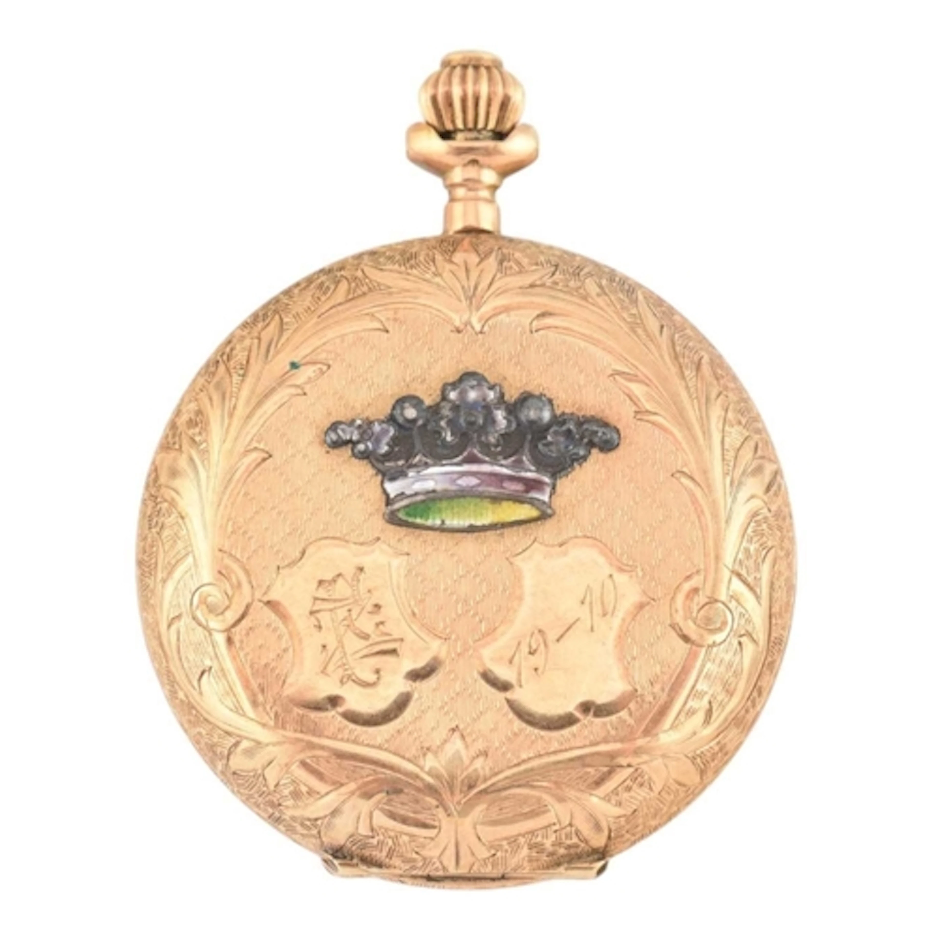 An early 20th-century Edwardian 14ct gold Henry Watch. The w...