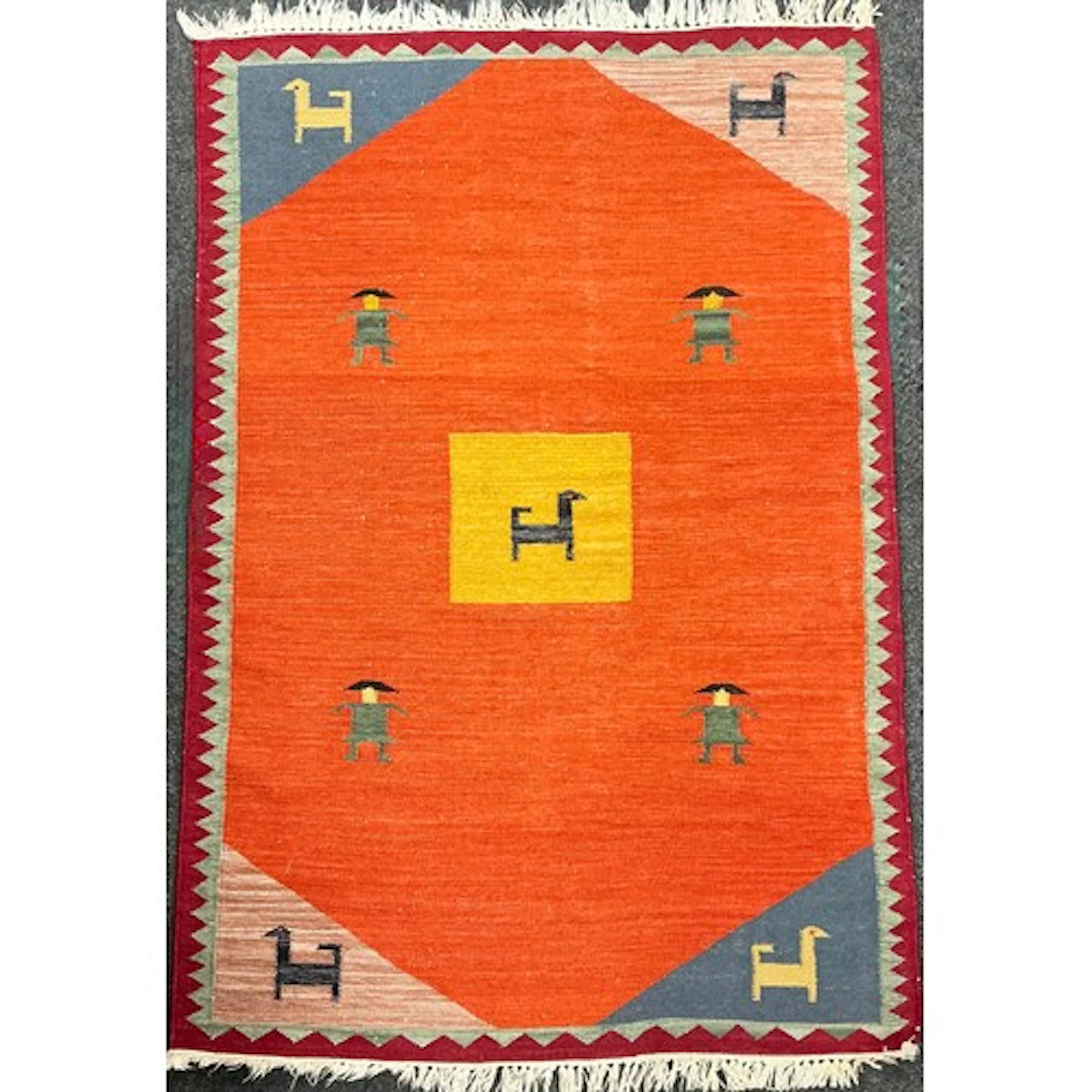 A Persian Gabbeh style Kilim rug, 179cm x 120cm
