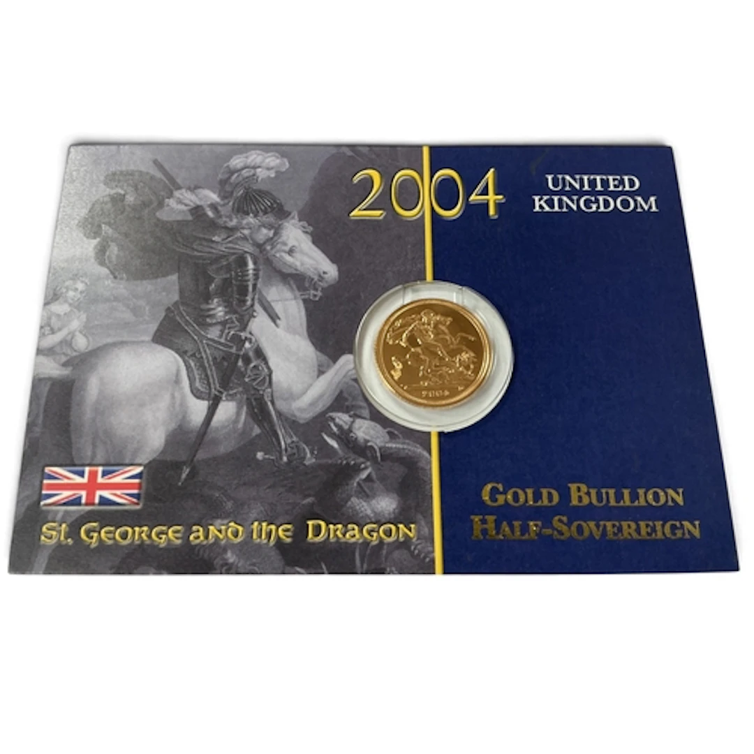 2004 Royal Mint Gold Half Sovereign.