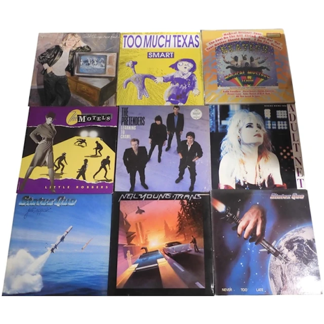 ROCK/ROCK'N'ROLL/FOLK - A lot of 12" VINYL LP Records t...