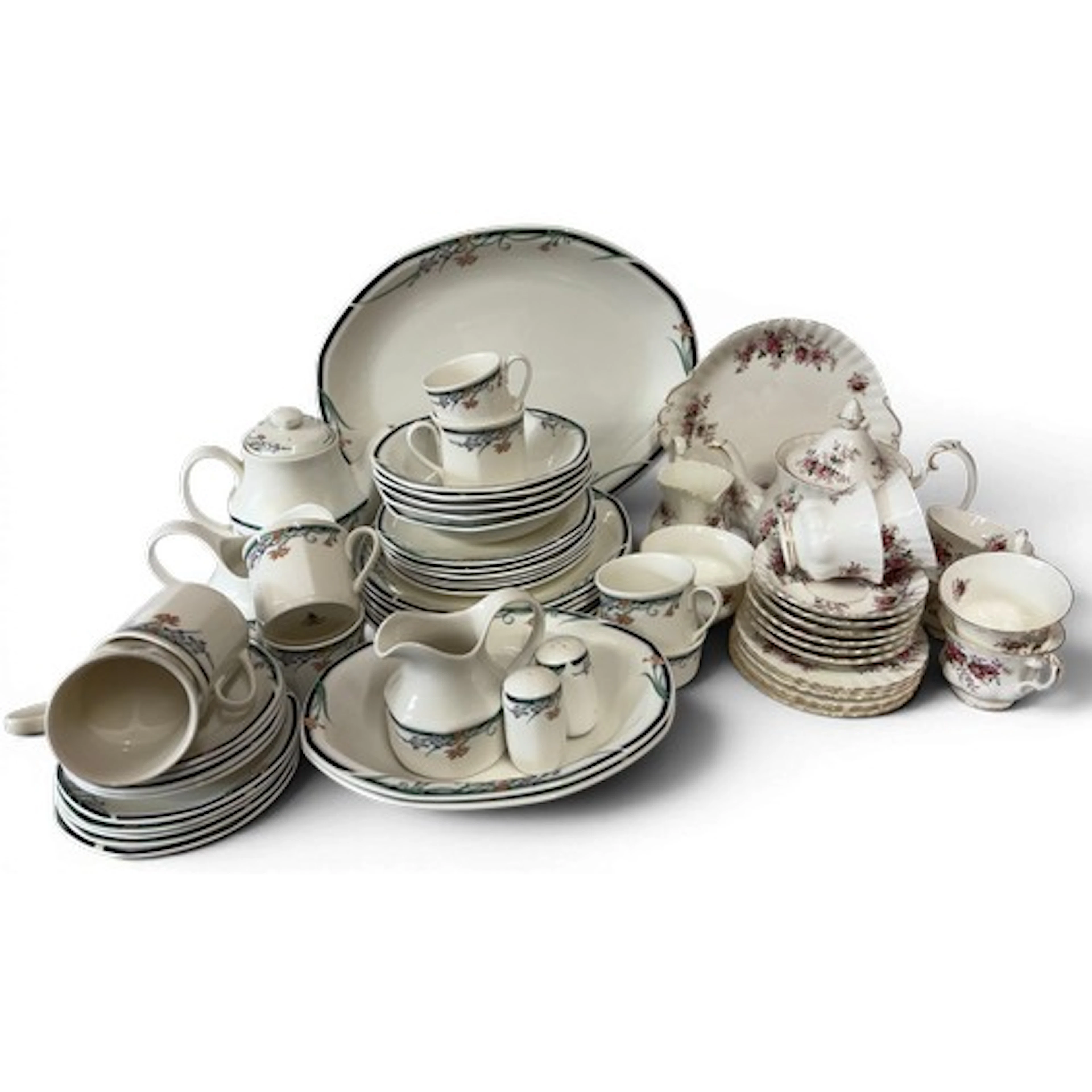 Royal Albert Lavender Rose tea service to include cake plate...