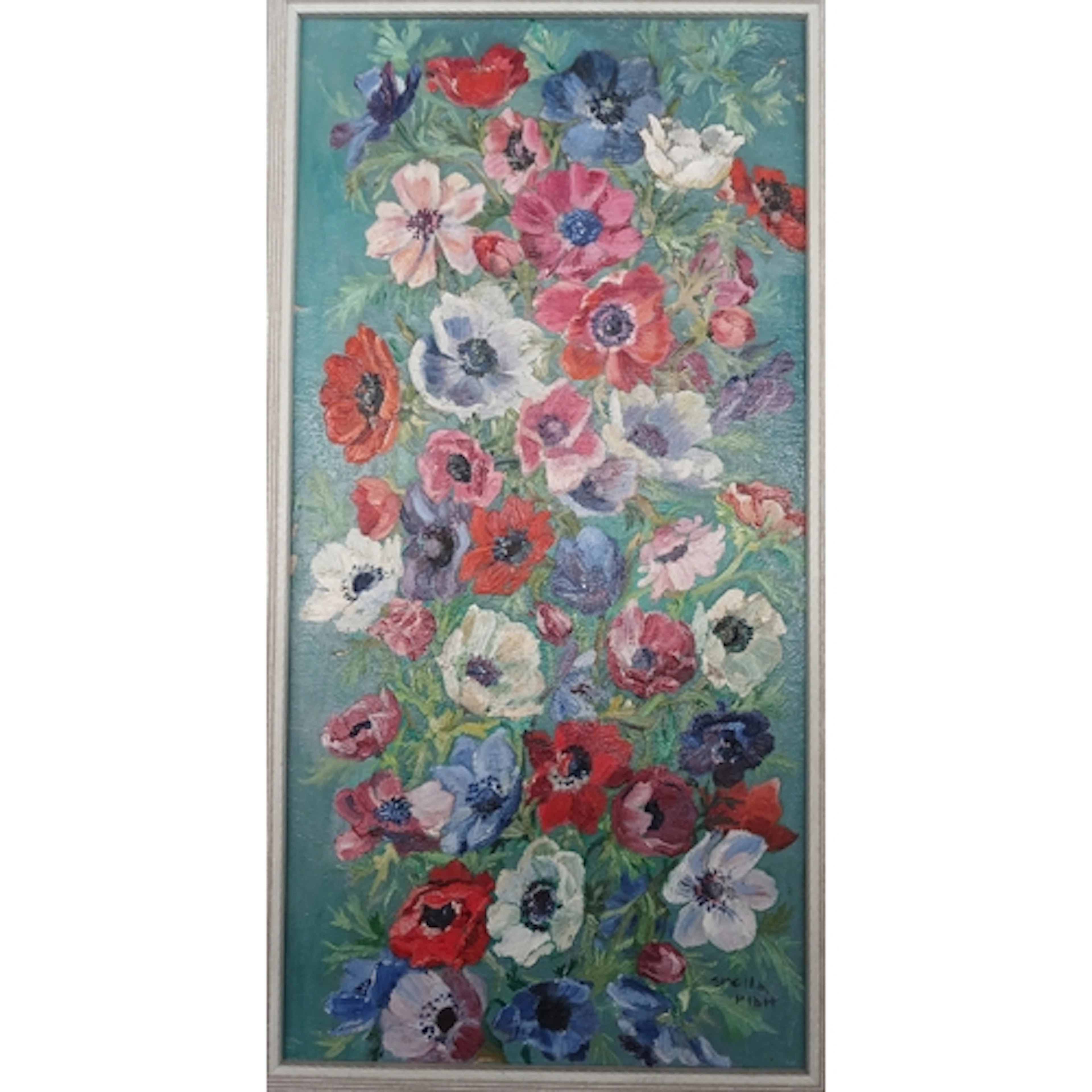 Stella Platt (1913-2011), still life, oil on canvas, 59cm x ...