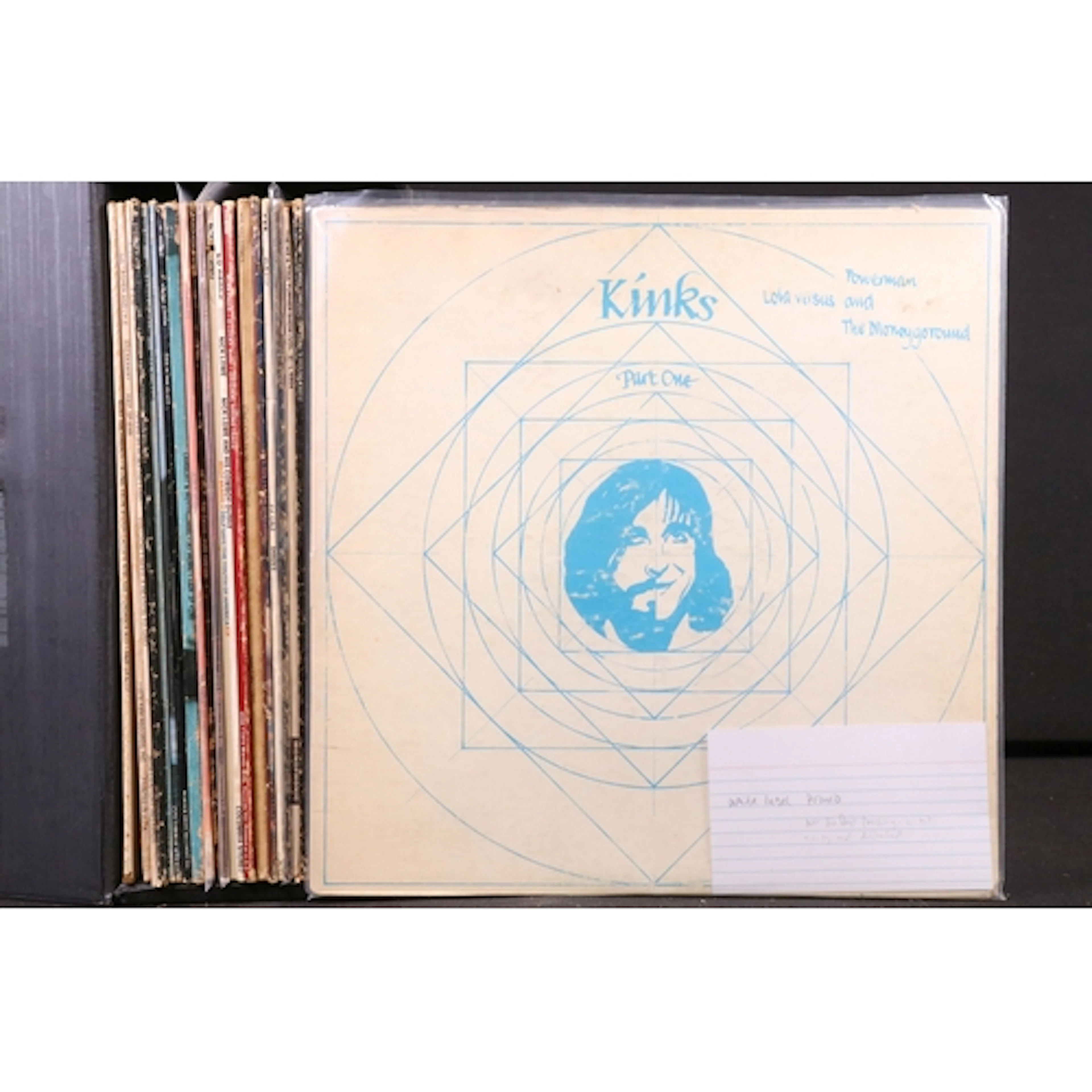 Vinyl - 21 US pressing white label & gold stamped promo LPs ...