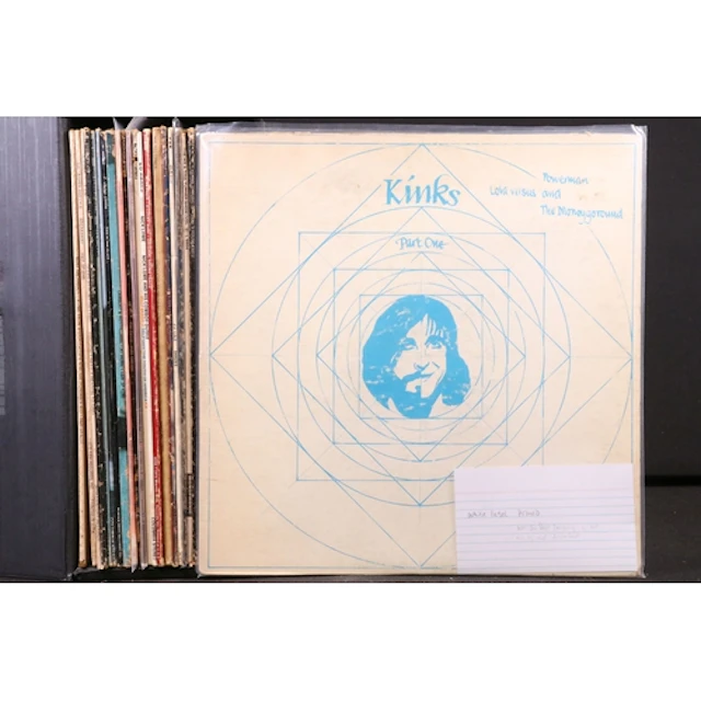 Vinyl - 21 US pressing white label & gold stamped promo LPs ...