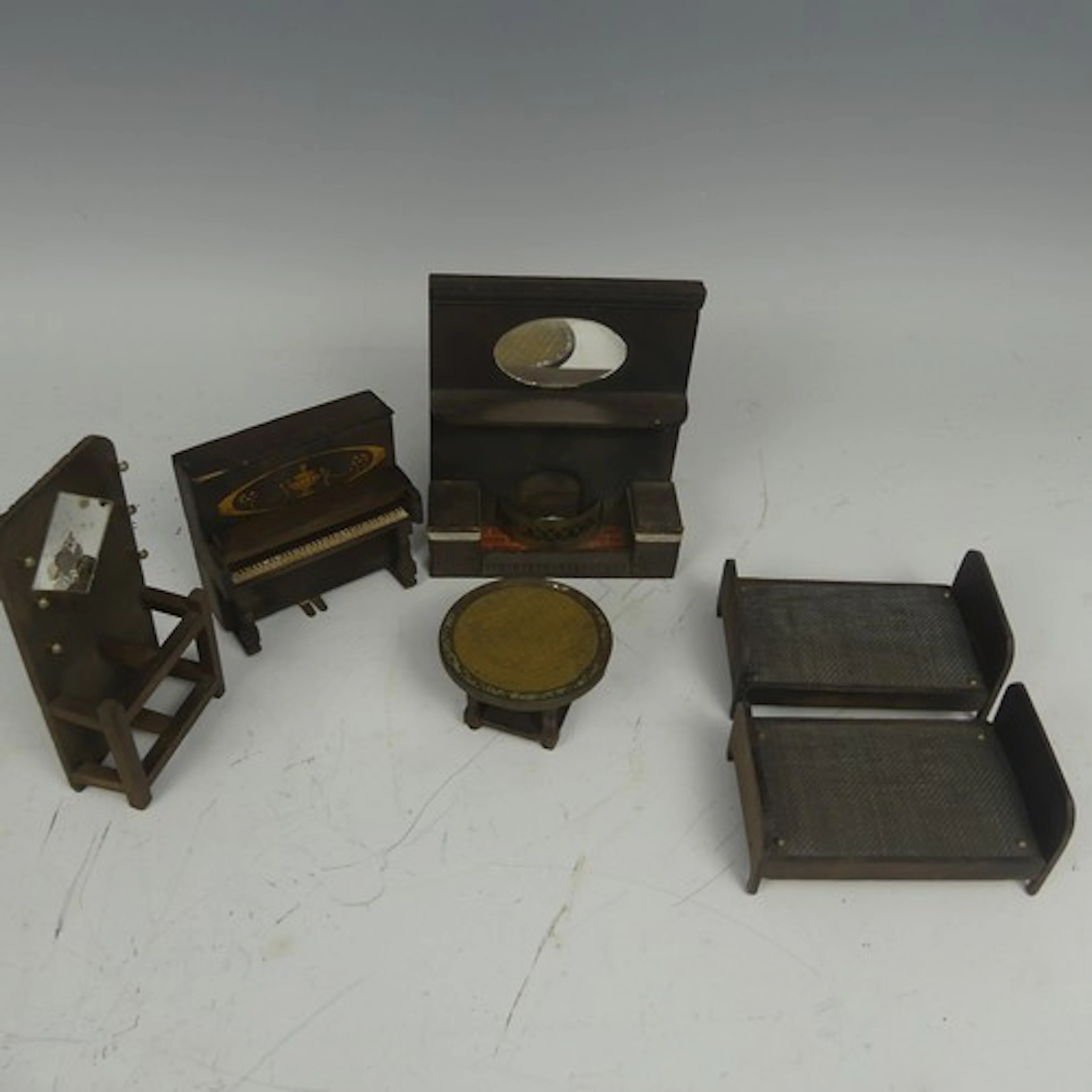 A large collection of British Pit-A-Pat Series dolls house F...