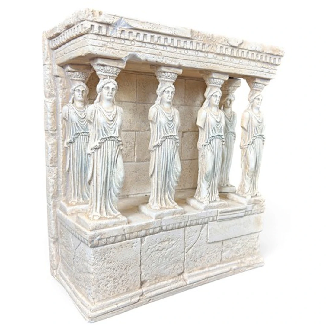 A cast plaster architectural model in The Grand Tour style a...