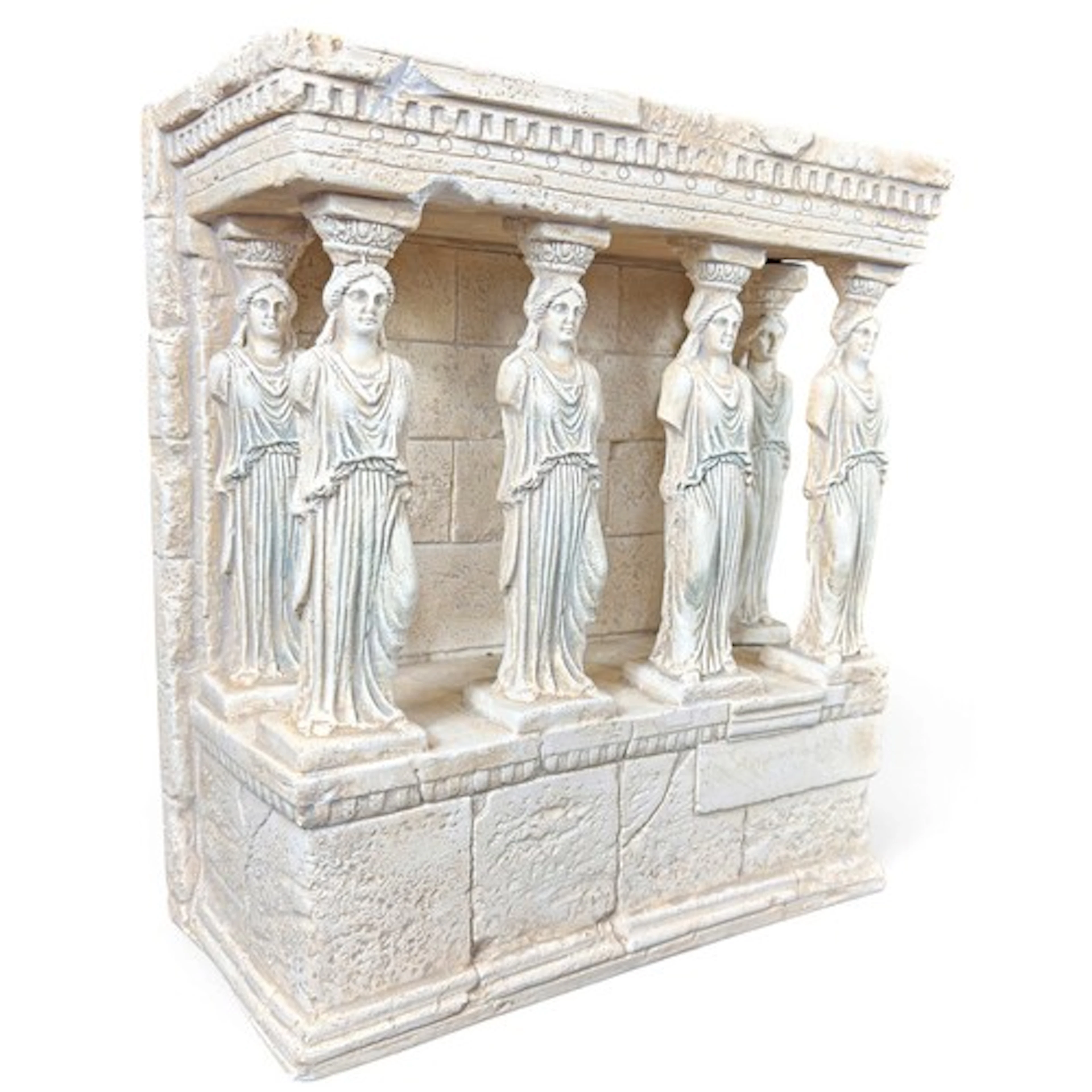 A cast plaster architectural model in The Grand Tour style a...