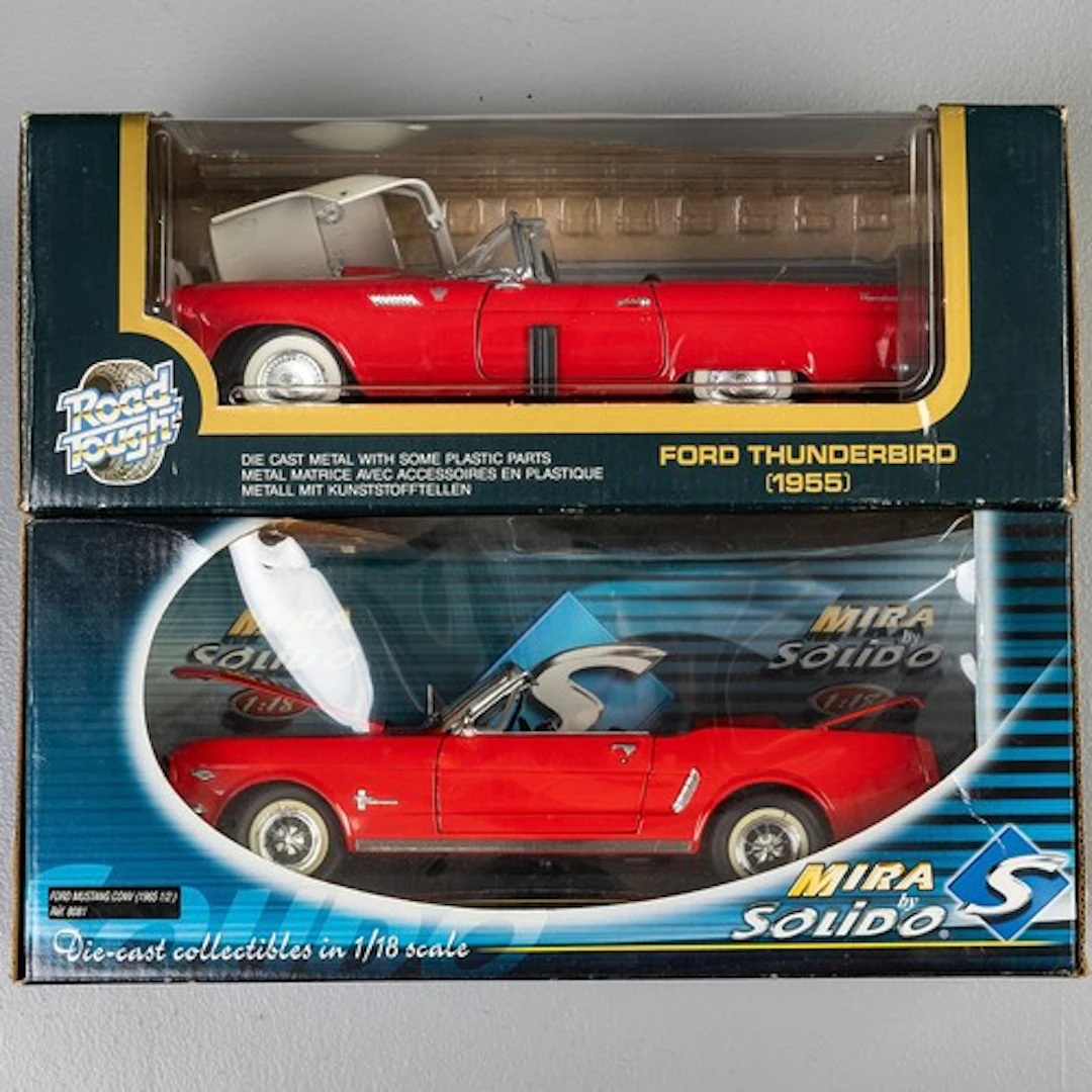 Two 1/18 scale diecast models to include: Mira by Solido For...