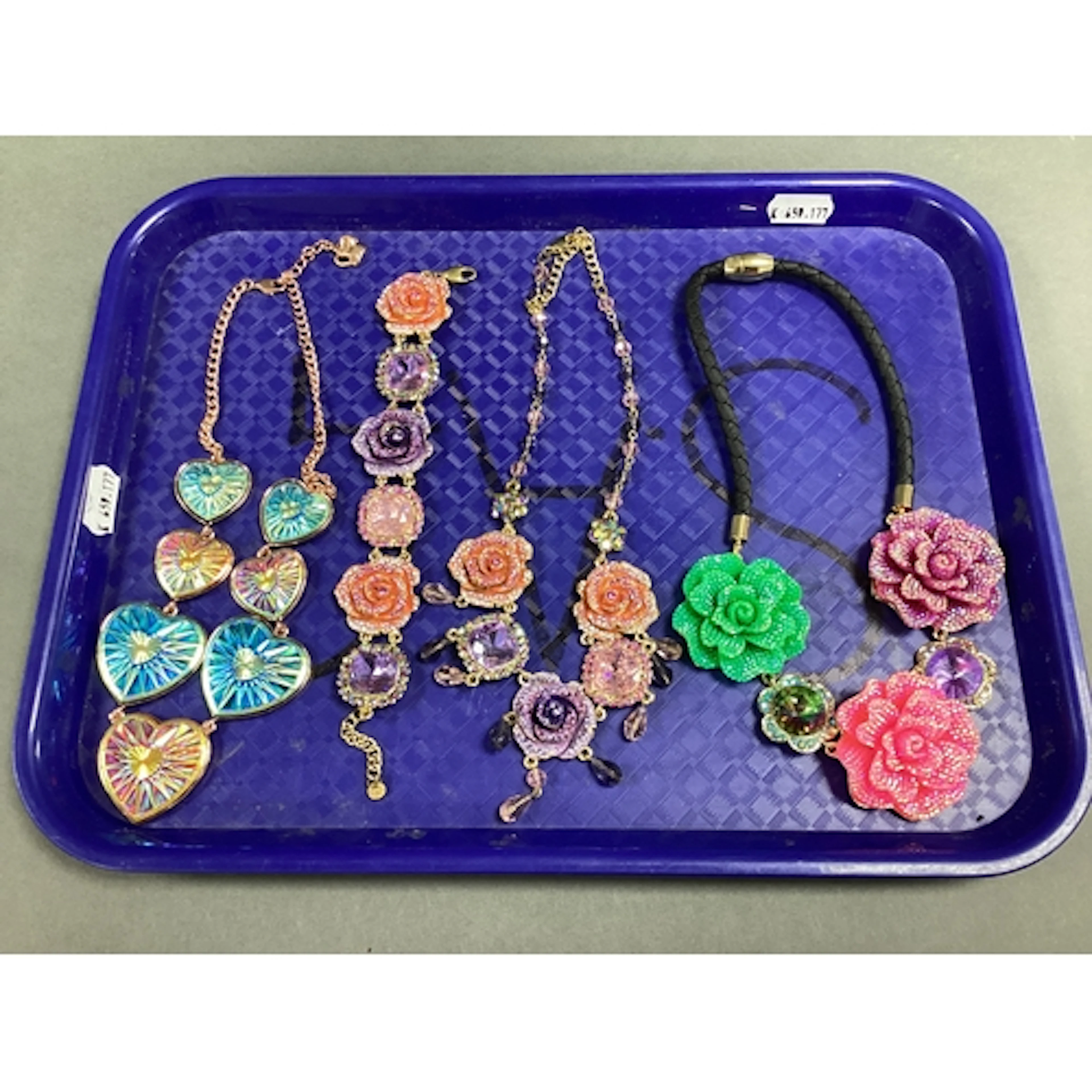 Butler & Wilson; A Decorative Floral Collar Necklace, with f...