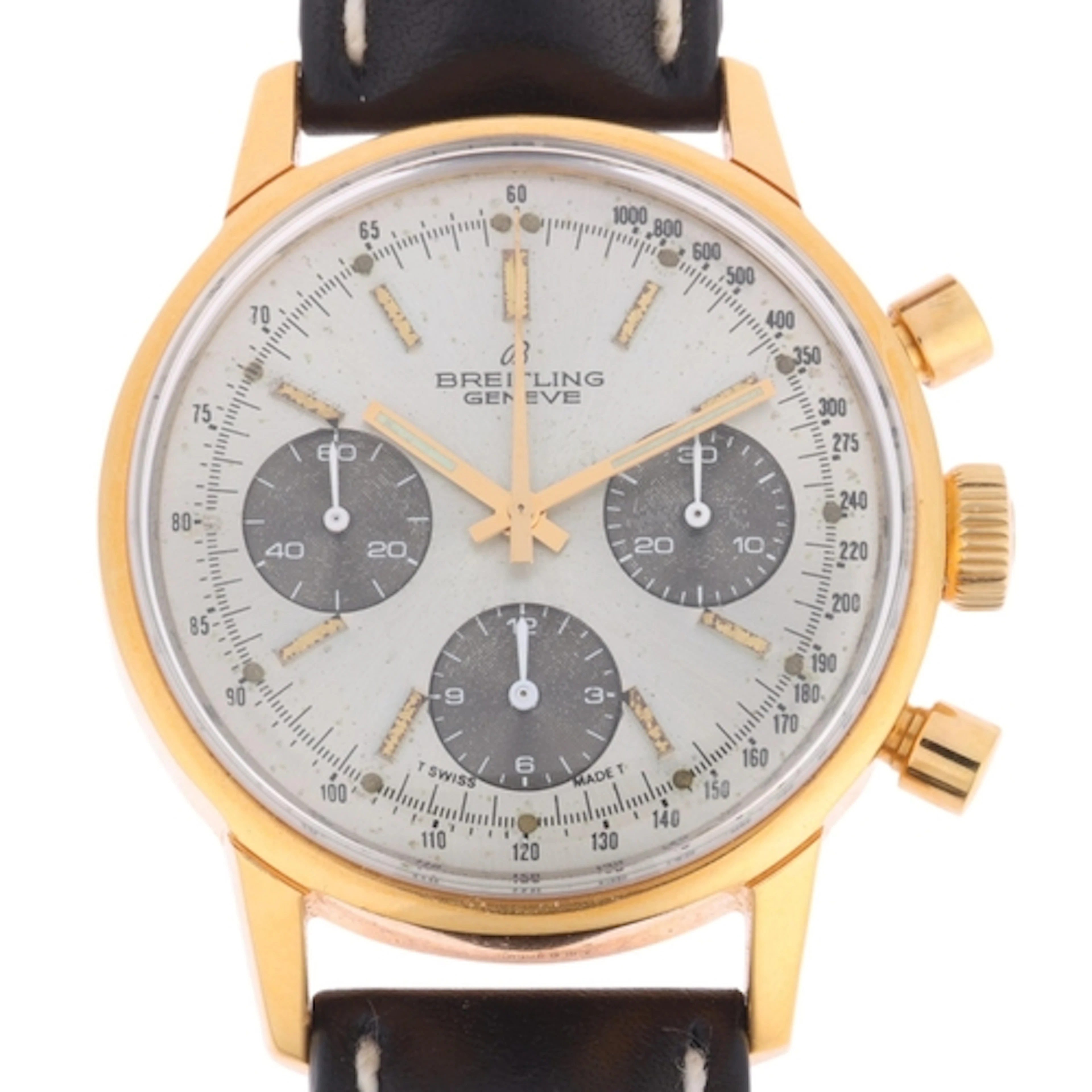 BREITLING - a Vintage gold plated stainless steel Top Time '...