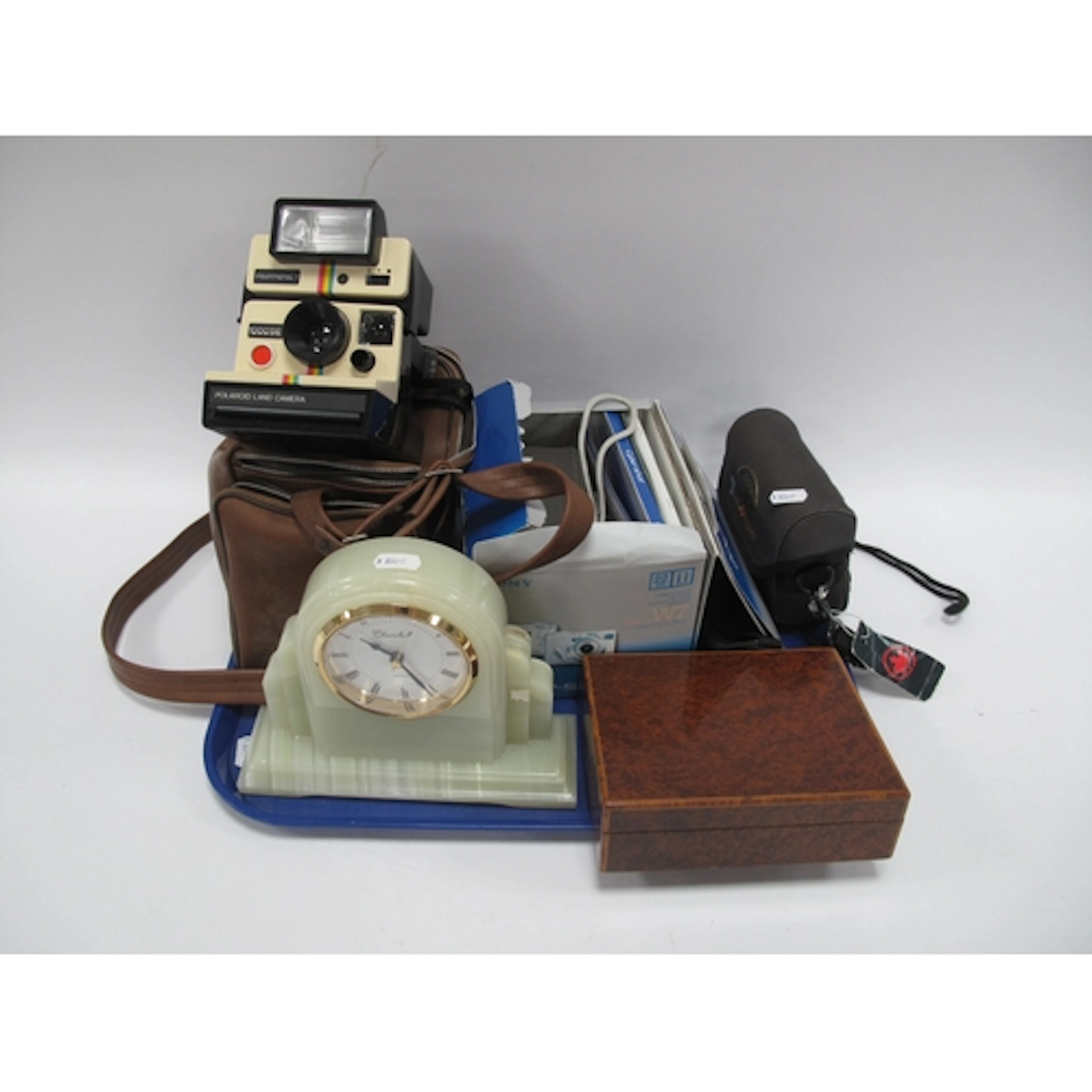 Collectables, including burr-veneered rectangular cigarette ...