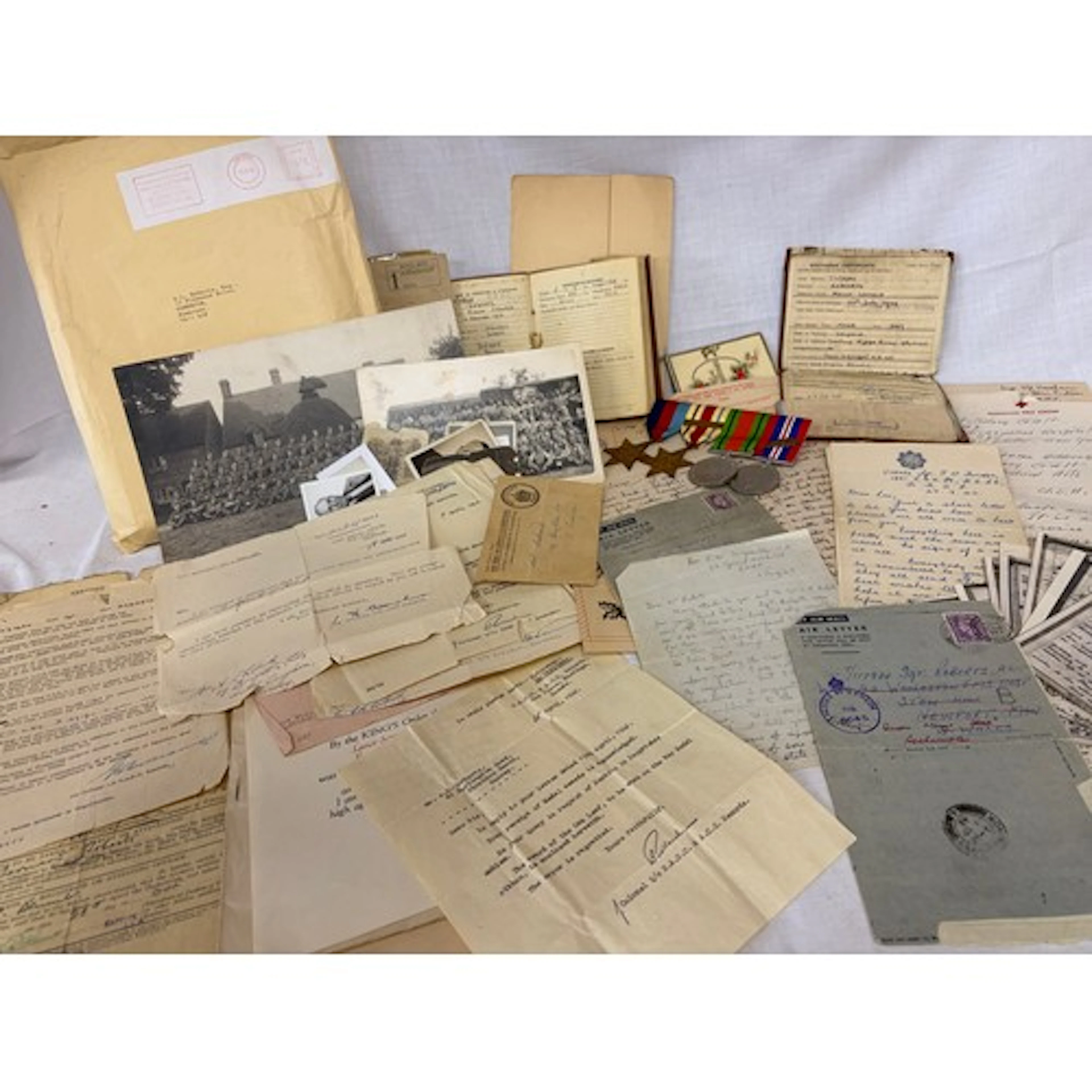 Fascinating WWII archive relating to Corporal Albert Leonard...