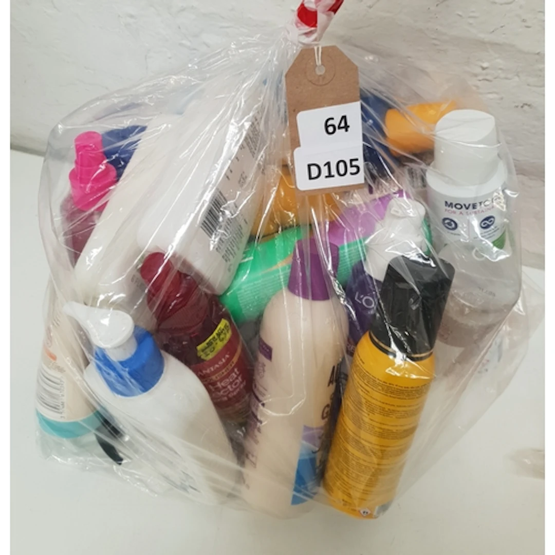 ONE BAG OF USED COSMETICS including Cera-ve, Aussie, Sure an...
