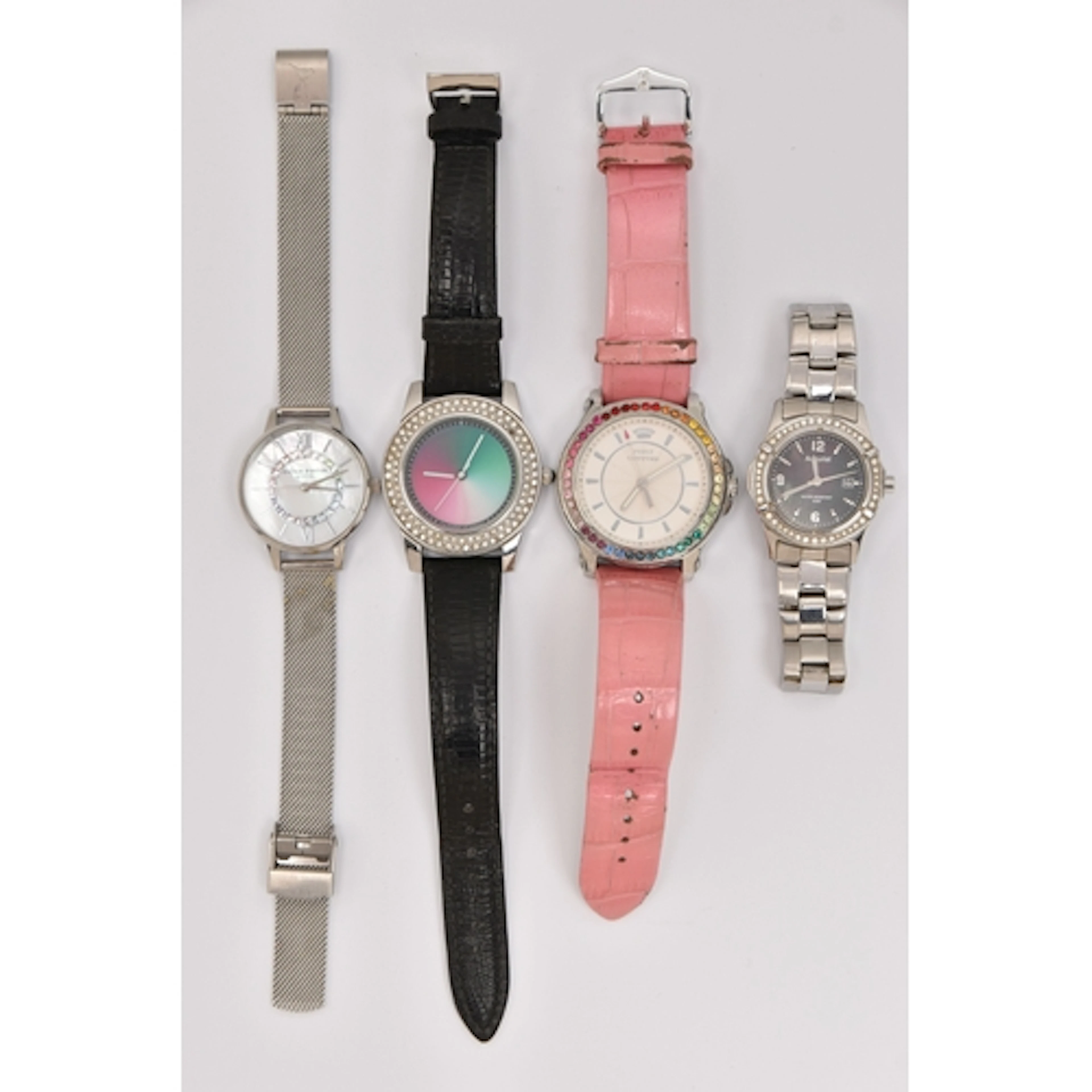 FOUR LADIES FASHION WRISTWATCHES, to include a quartz 'Juicy...
