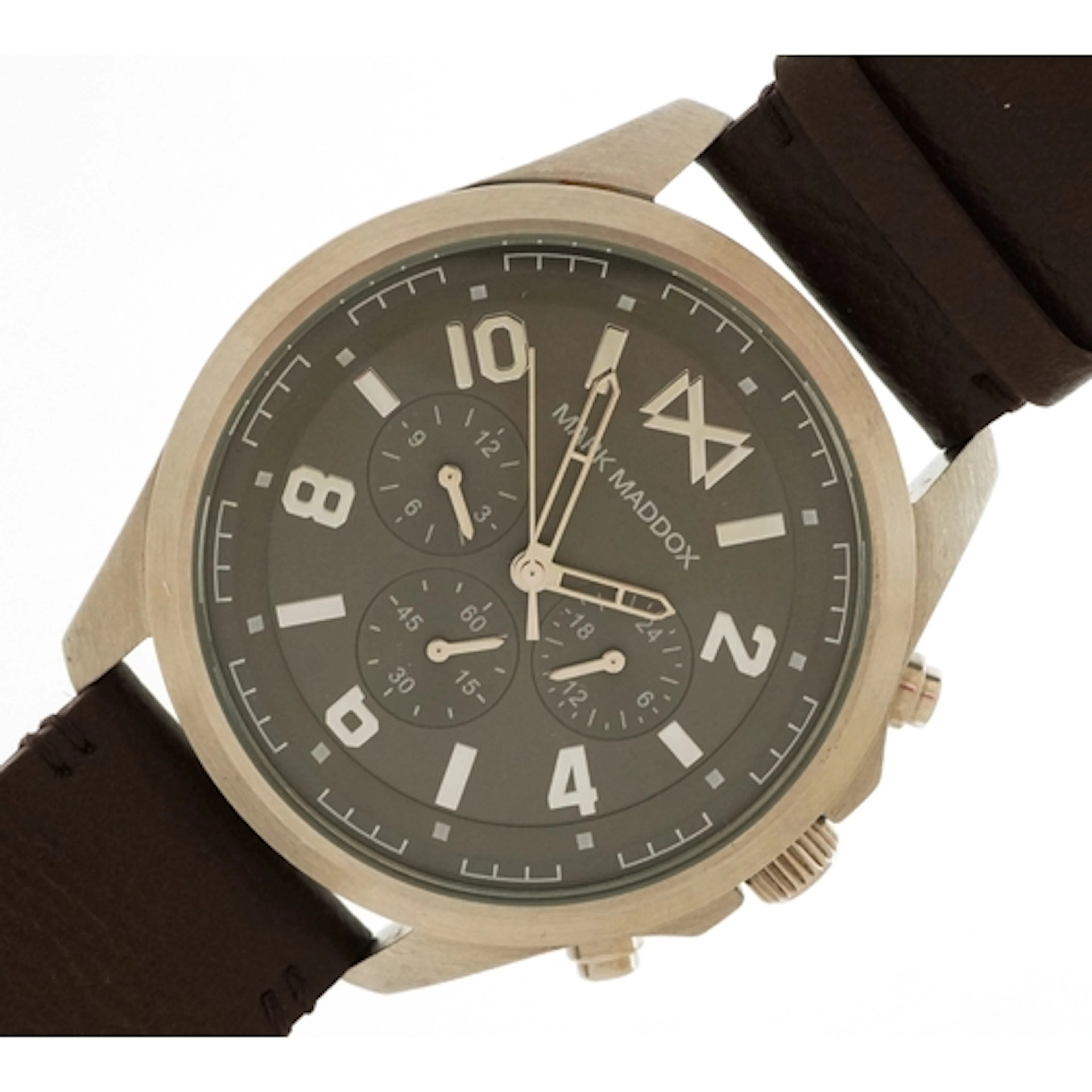 Mark Maddox, gentlemen's stainless steel quartz wristwatch, ...