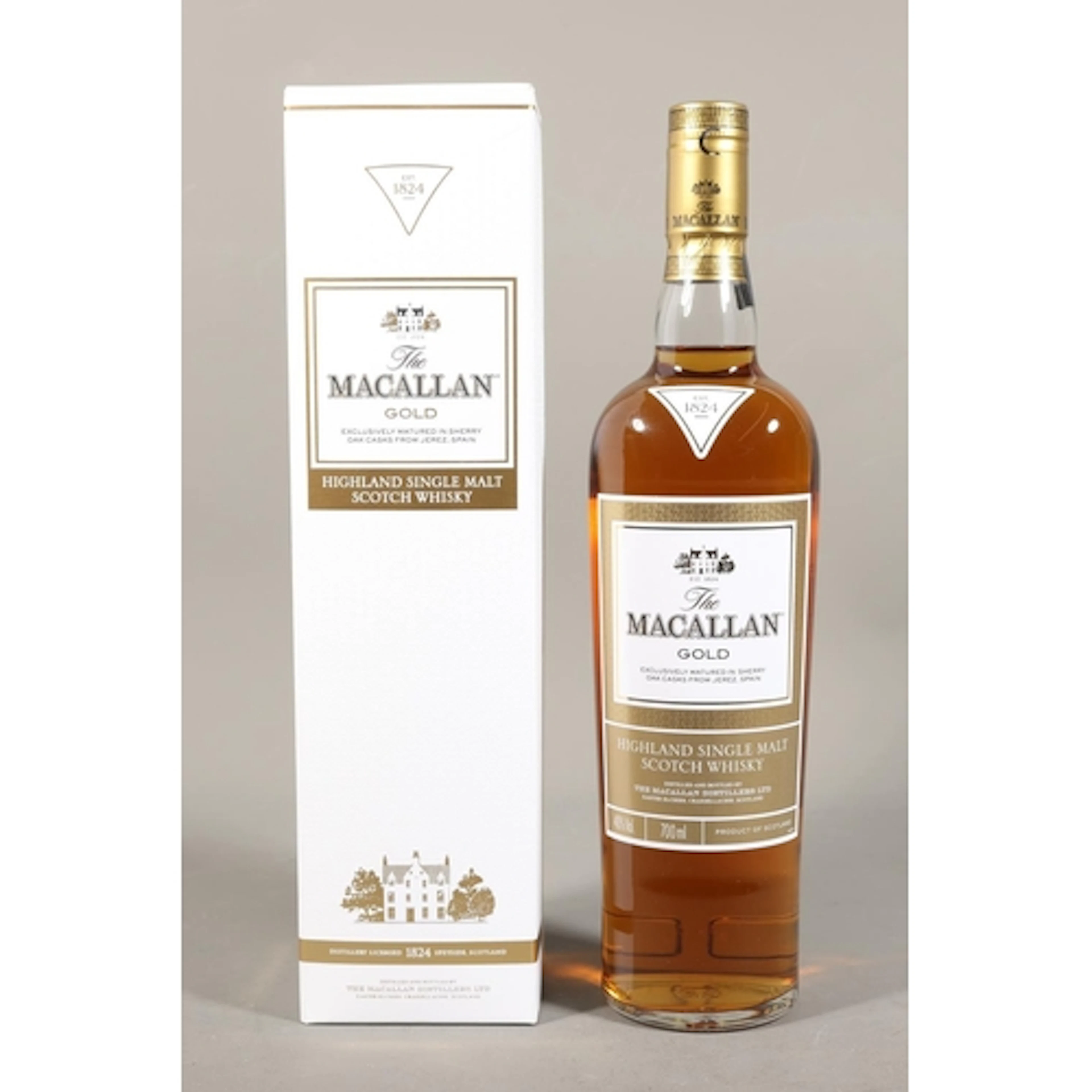 THE MACALLAN Gold Highland single malt Scotch whisky, 40% ab...