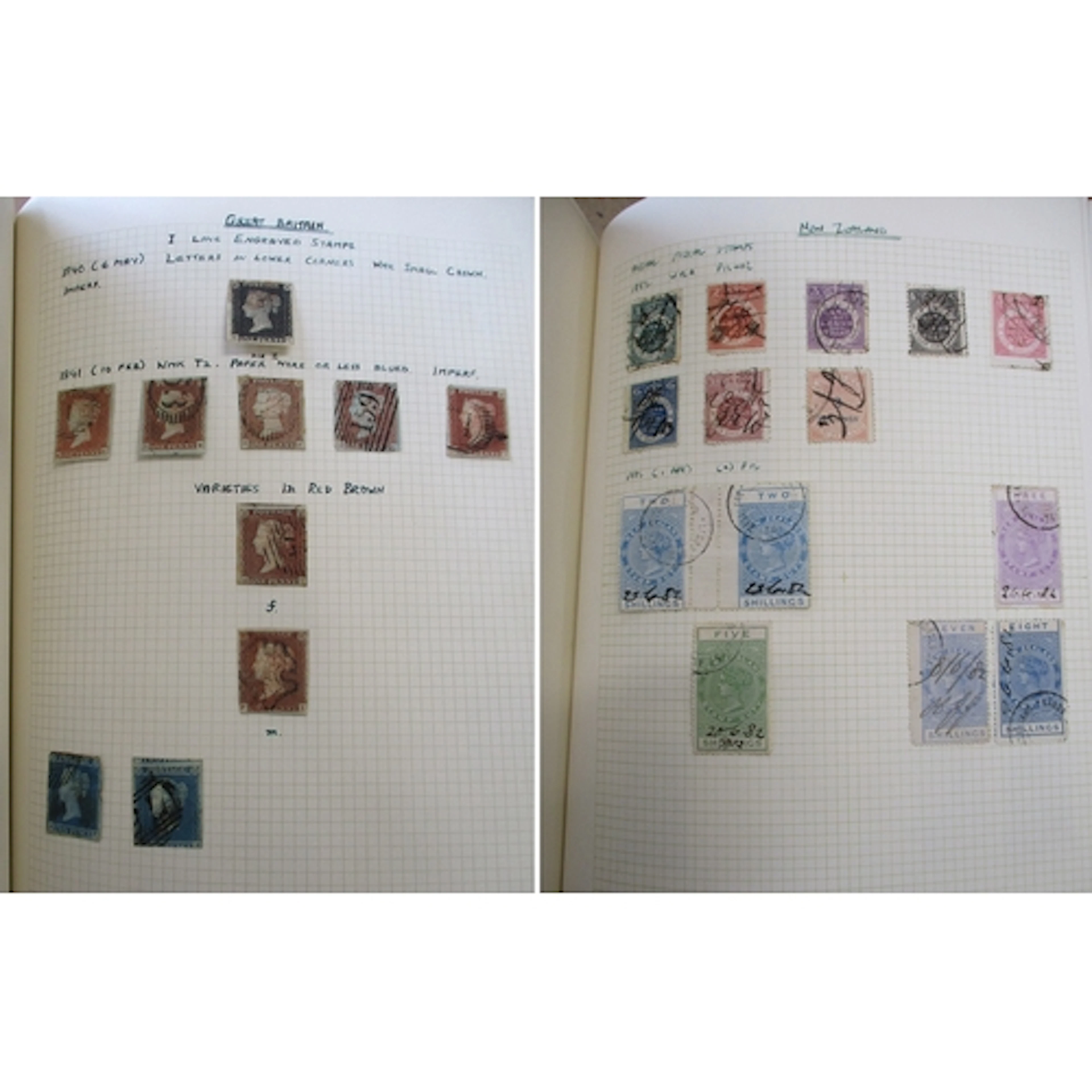 GB and BC early to modern M/U coln in 13 Viking albs, incl Q...