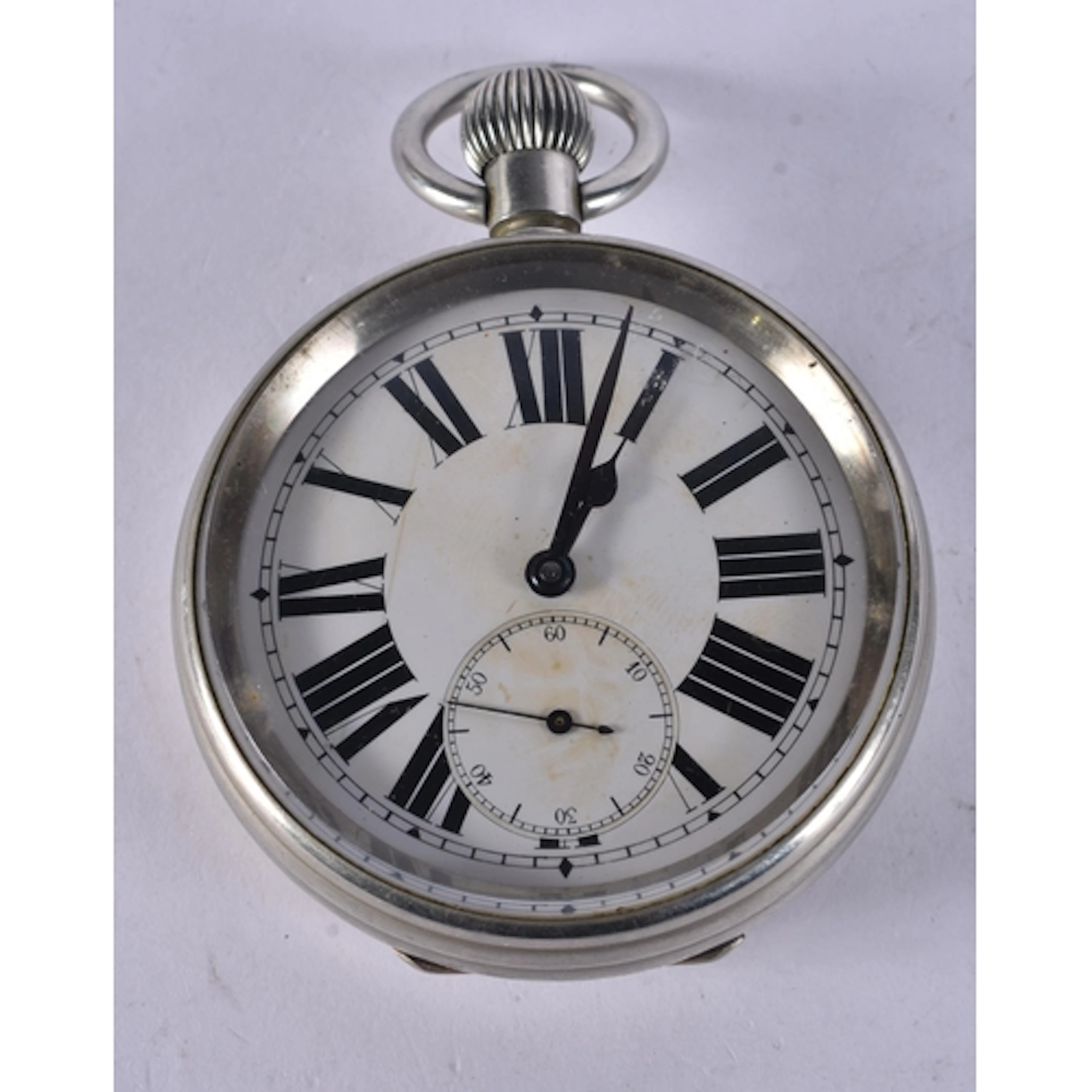 An Atlas Goliath Pocket Watch. 6.6cm diameter, hand wind, wo...