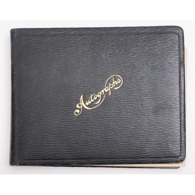An early 20th Century autograph album containing signatures...