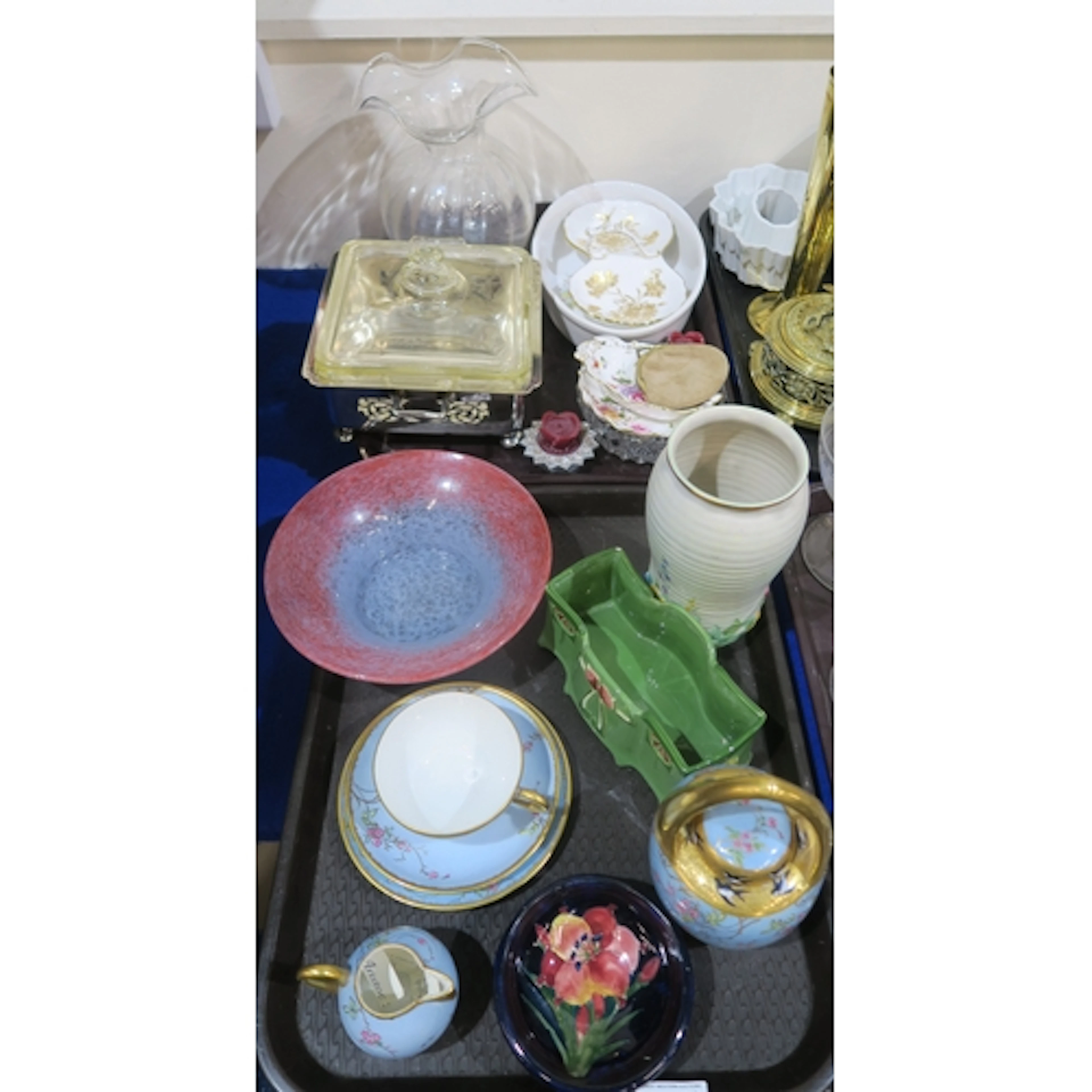 A Limoges Benoit cup, saucer, plate, milk jug and sugar bowl...