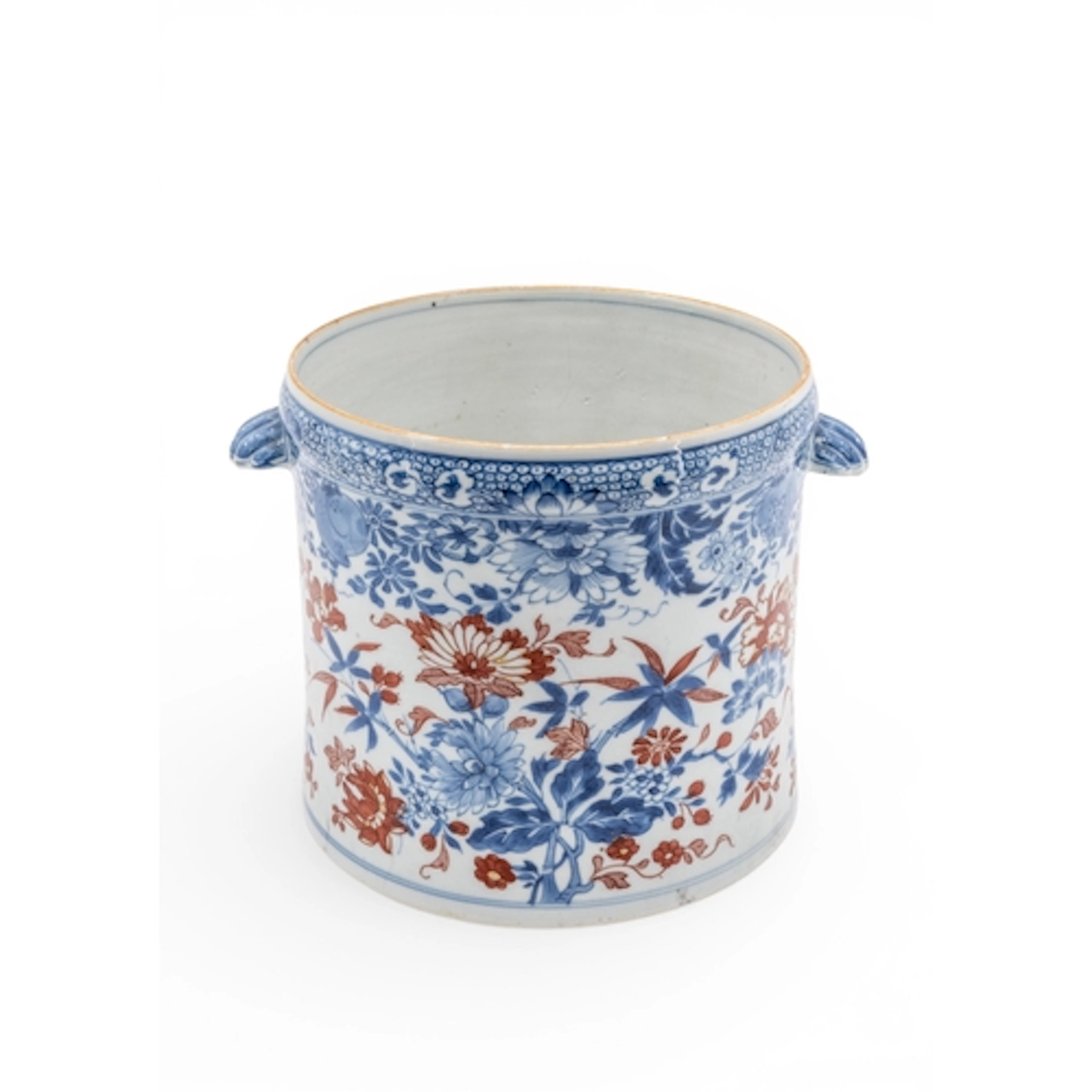 A CHINESE EXPORT IMARI WINE COOLER QIANLONG PERIOD (1736-179...