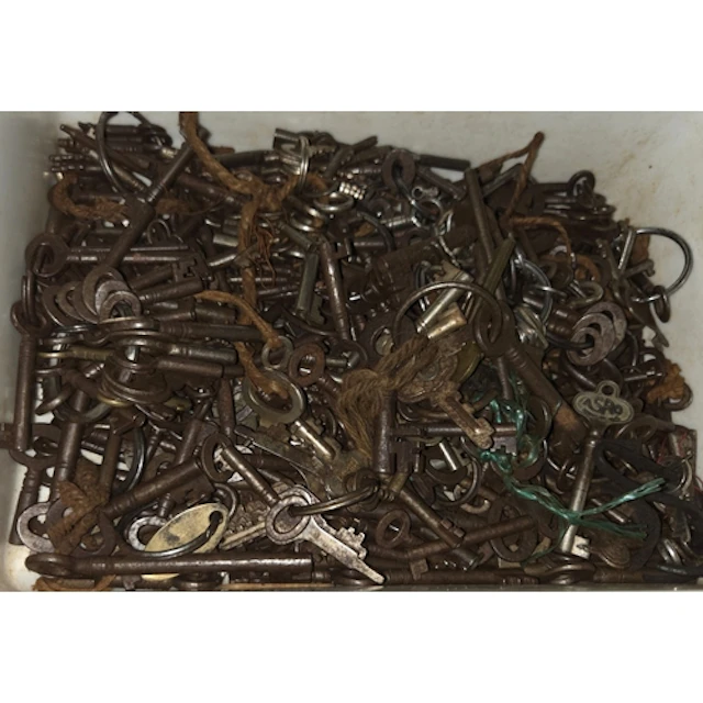 CABINET KEYS, a large collection of steel keys, mainly 19th ...