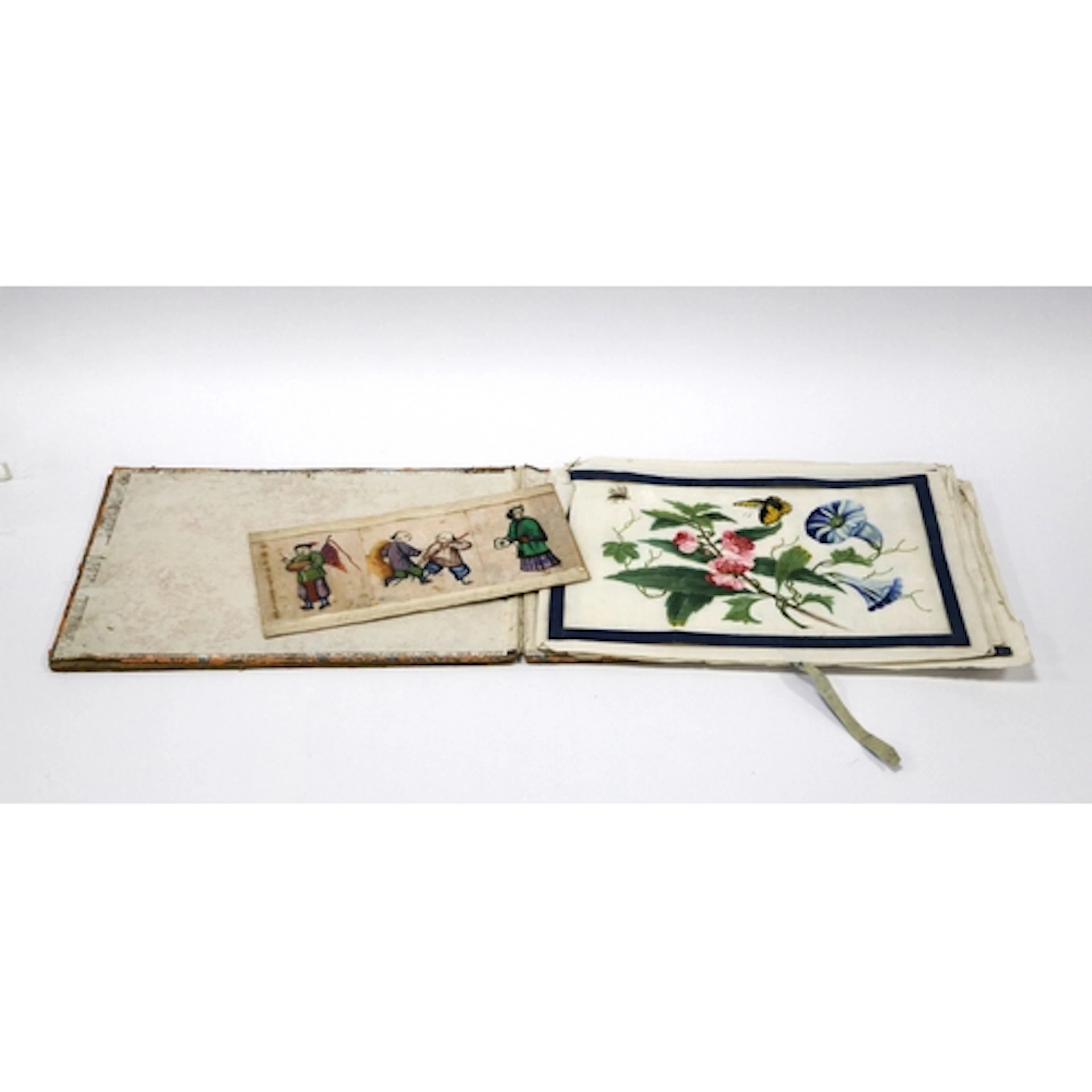 Six Chinese Early XX Century Paintings on Rice Paper, depict...