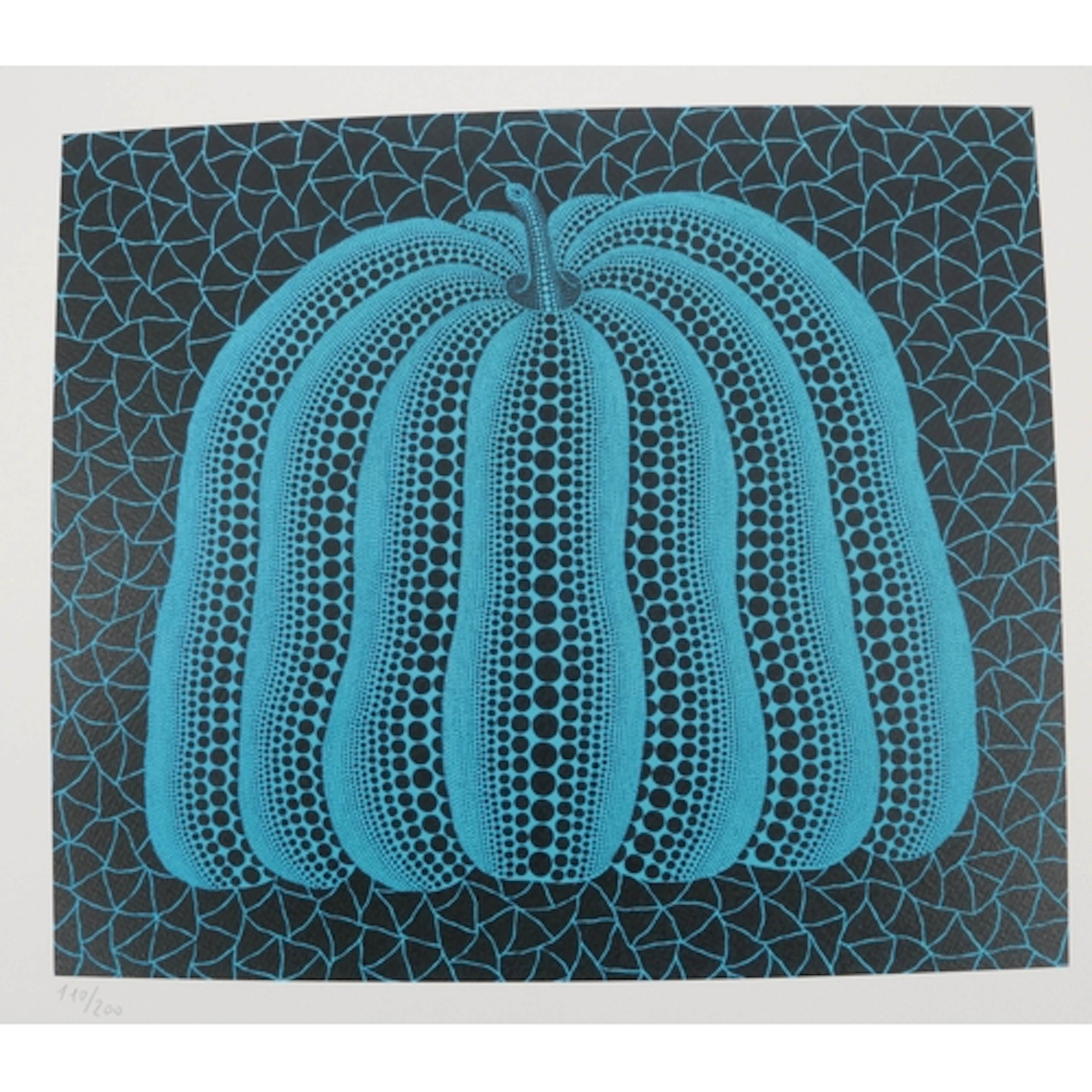 Yayoi Kusama (Japanese, (b. 1929) 'Pumpkin (Blue and Black)...