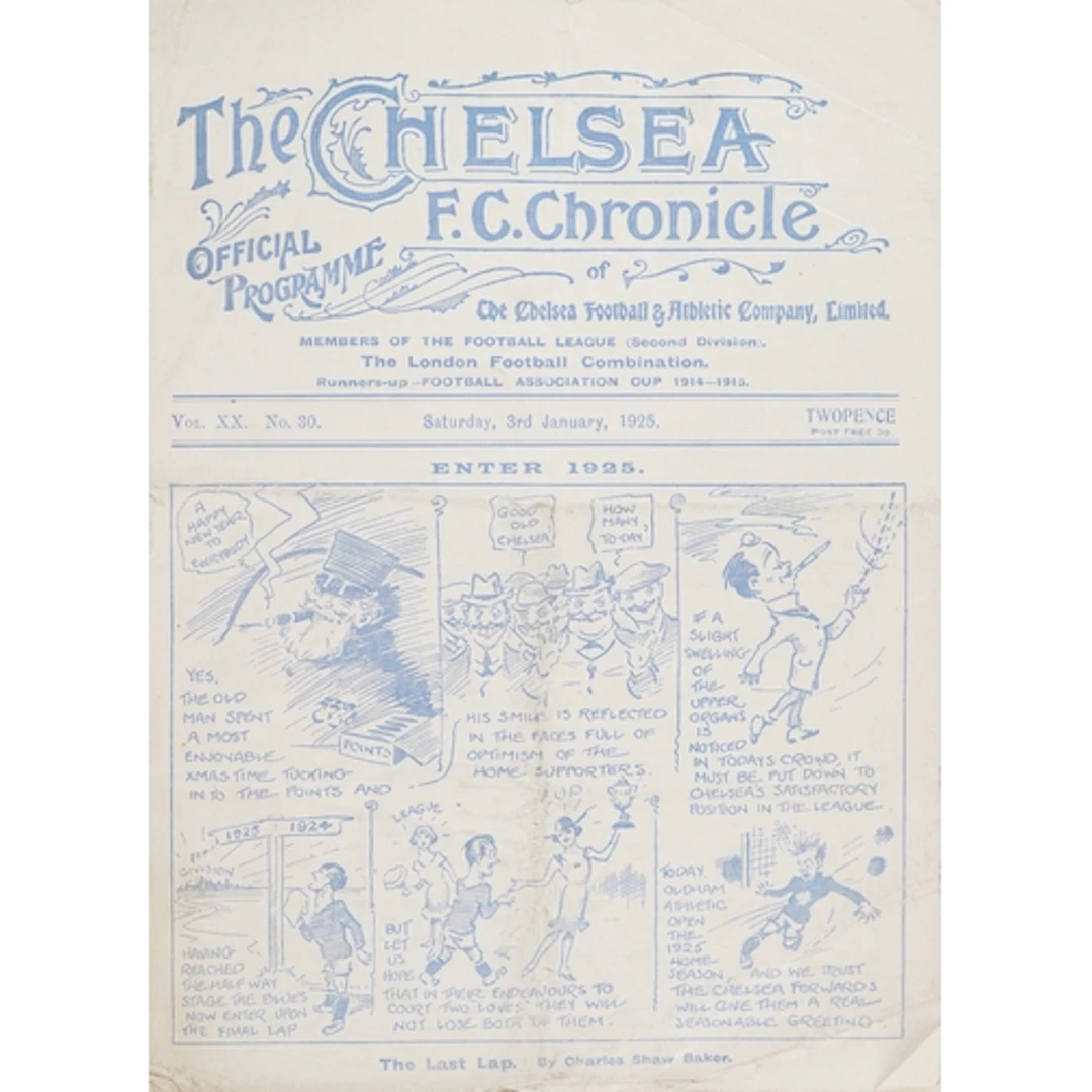 The Chelsea F.C. Chronicles official football programme - En...