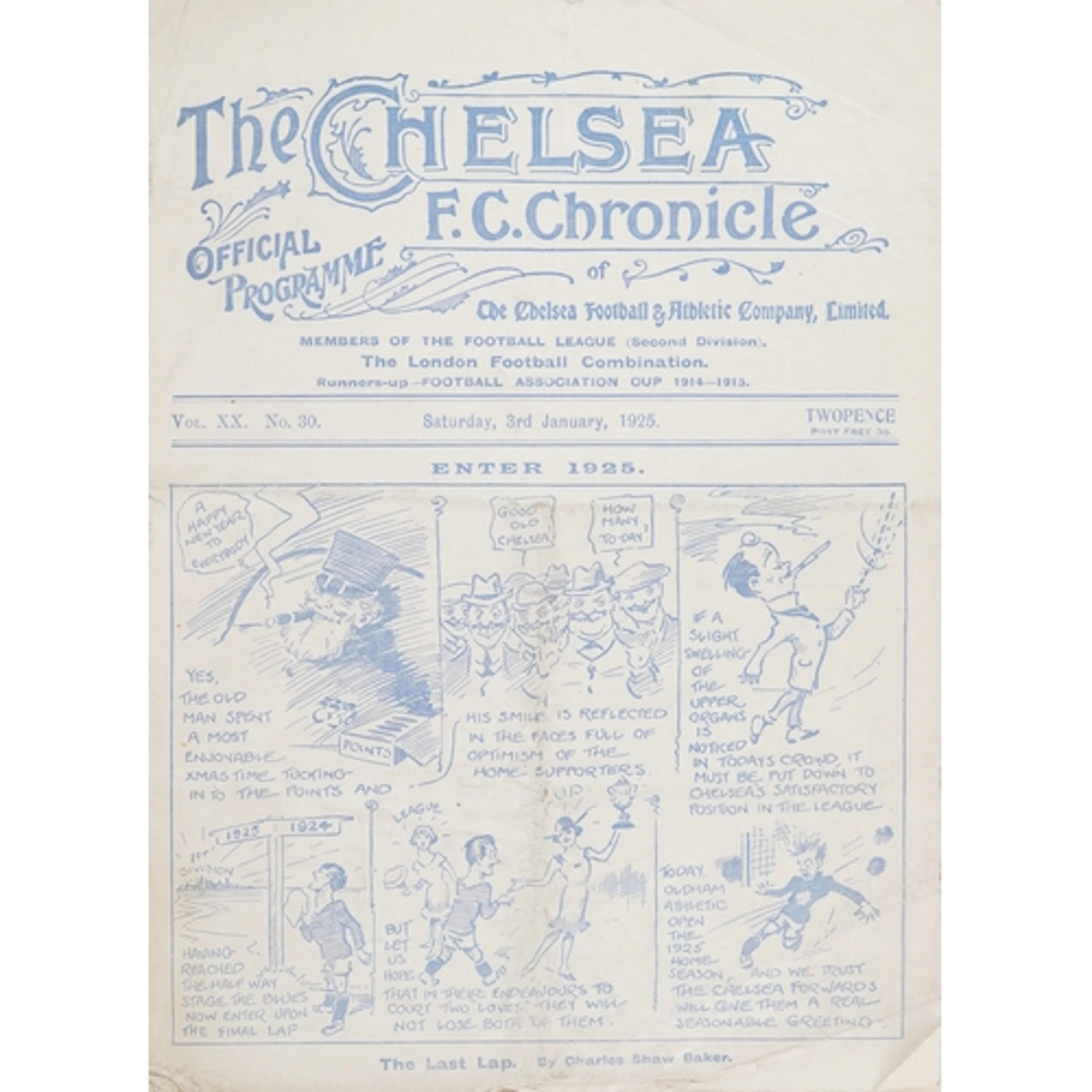 The Chelsea F.C. Chronicles official football programme - En...