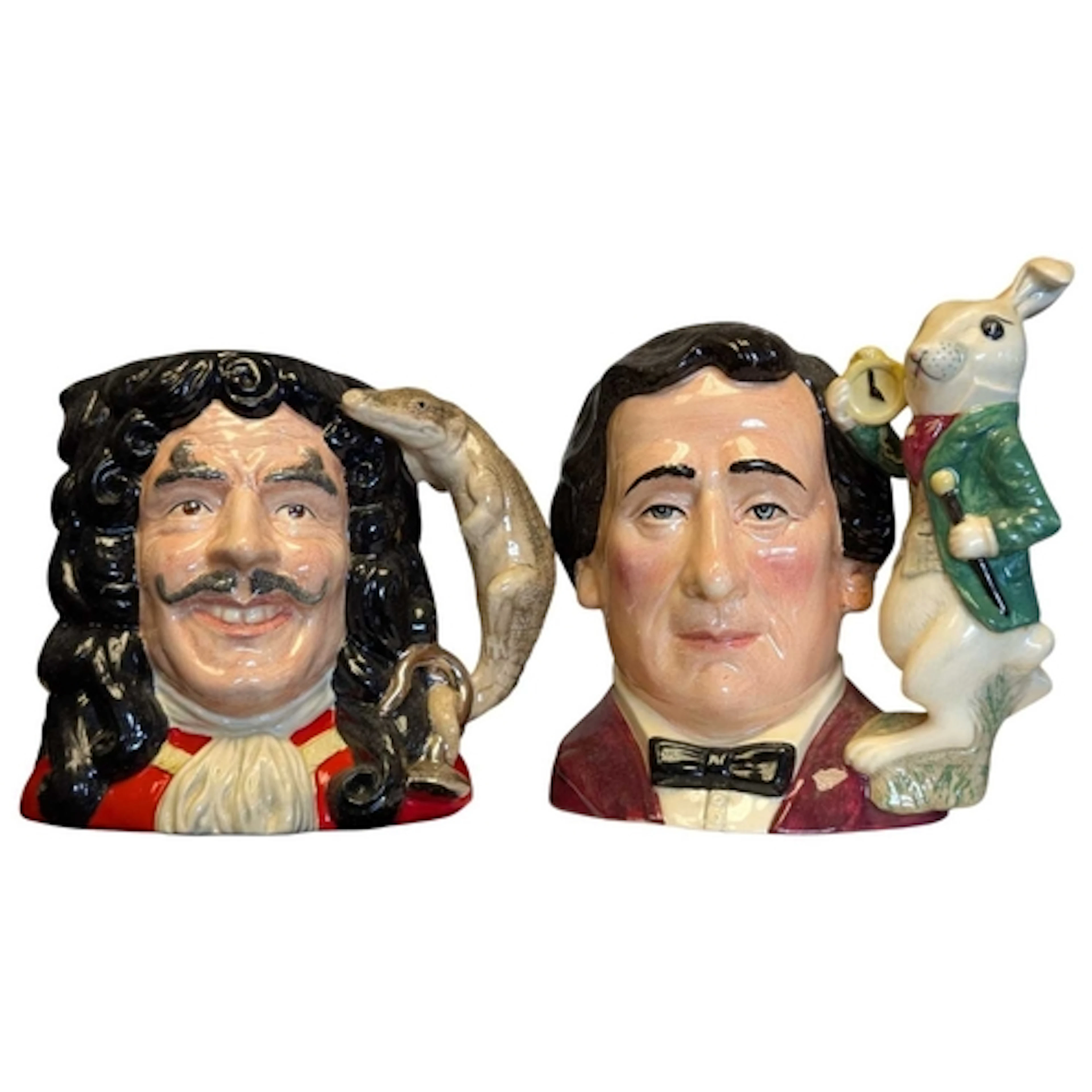Royal Doulton - Captain Hook / Lewis Carroll - Late 20th cen...