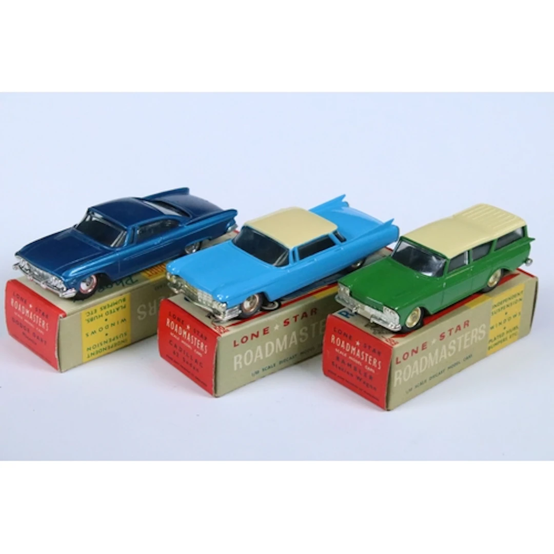 Three boxed Lone Star Roadmasters diecast models to include ...