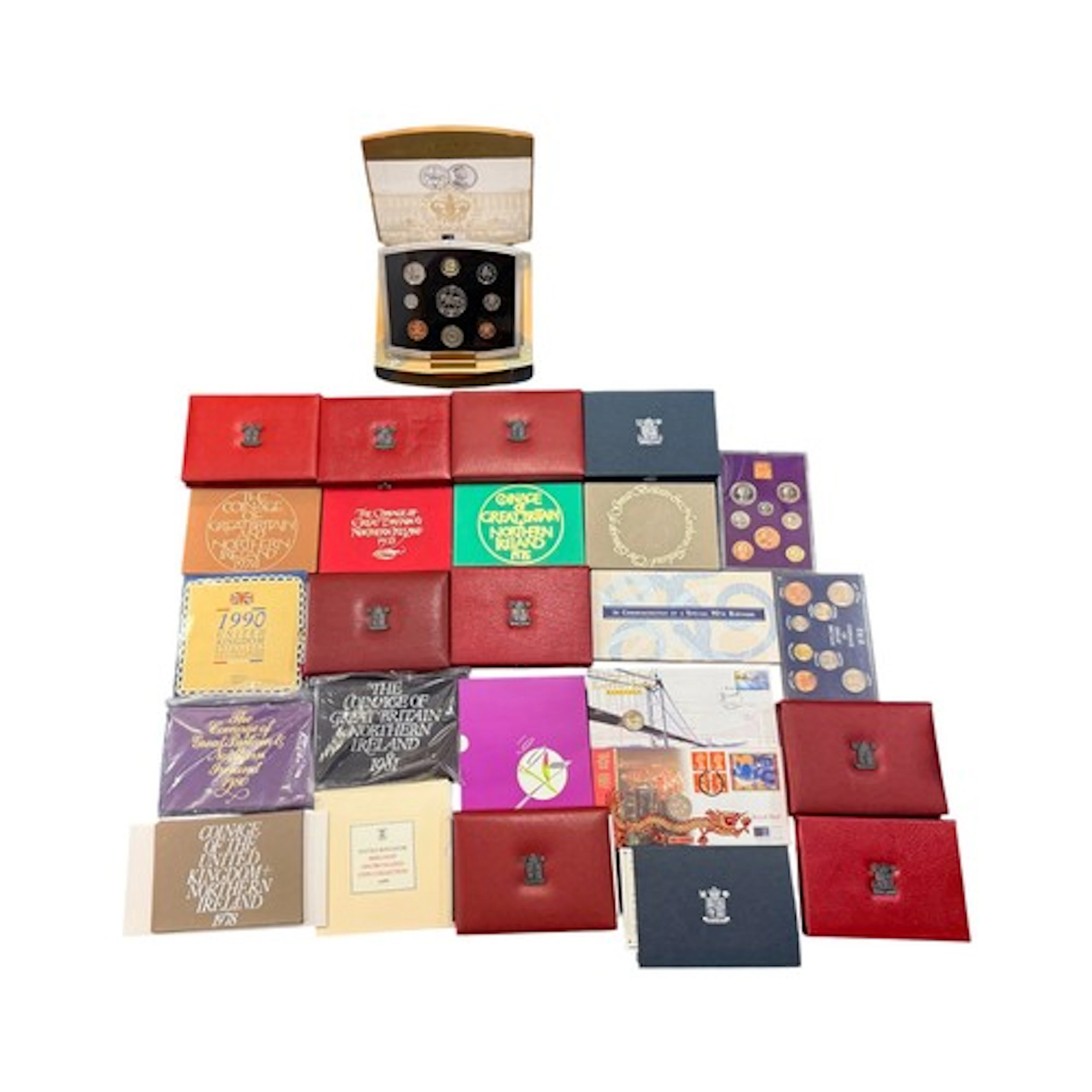UK Coin Proof Sets to include dates 1983, 1985, 1987, 1991, ...