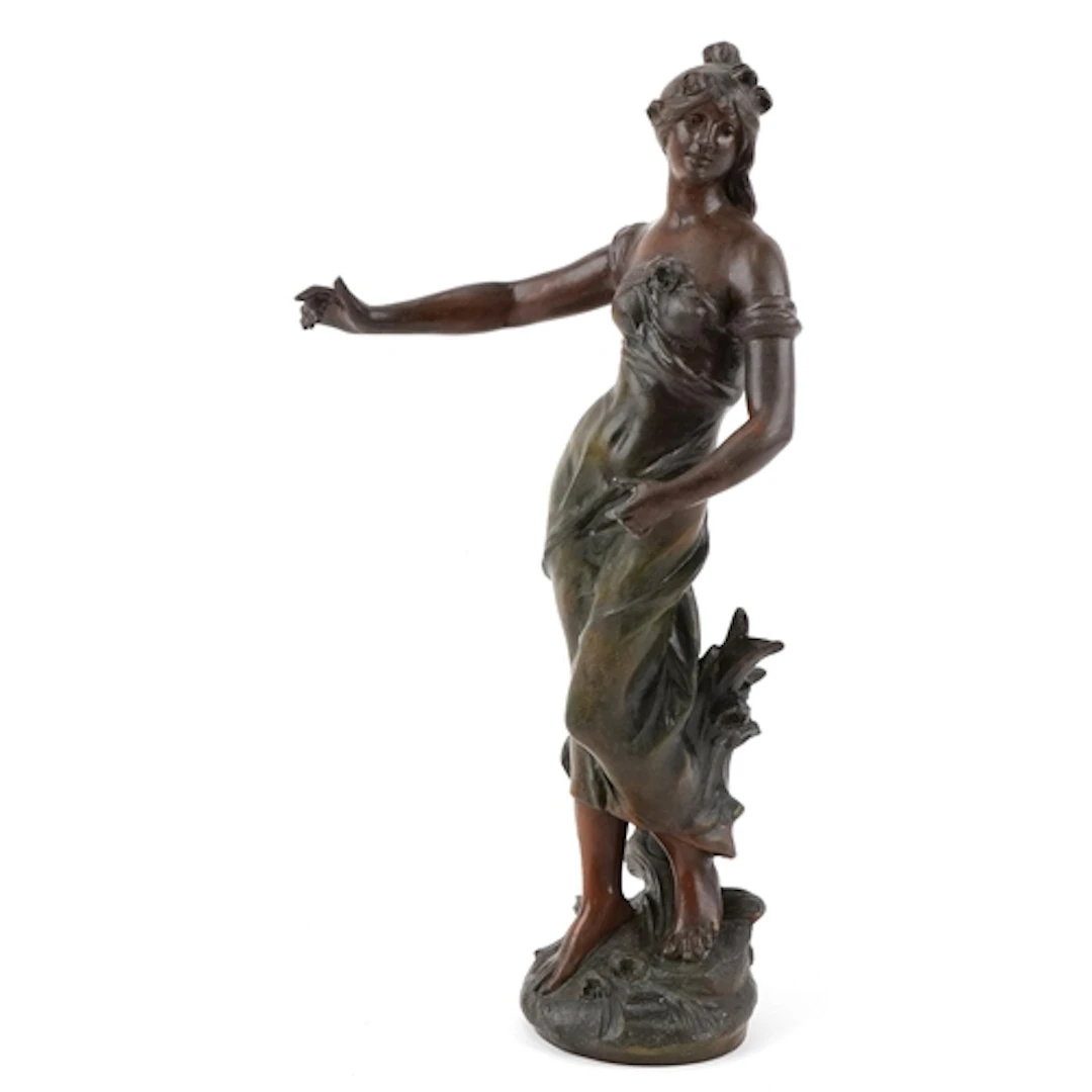 After Auguste Moreau, late 19th/early 20th century bronzed p...
