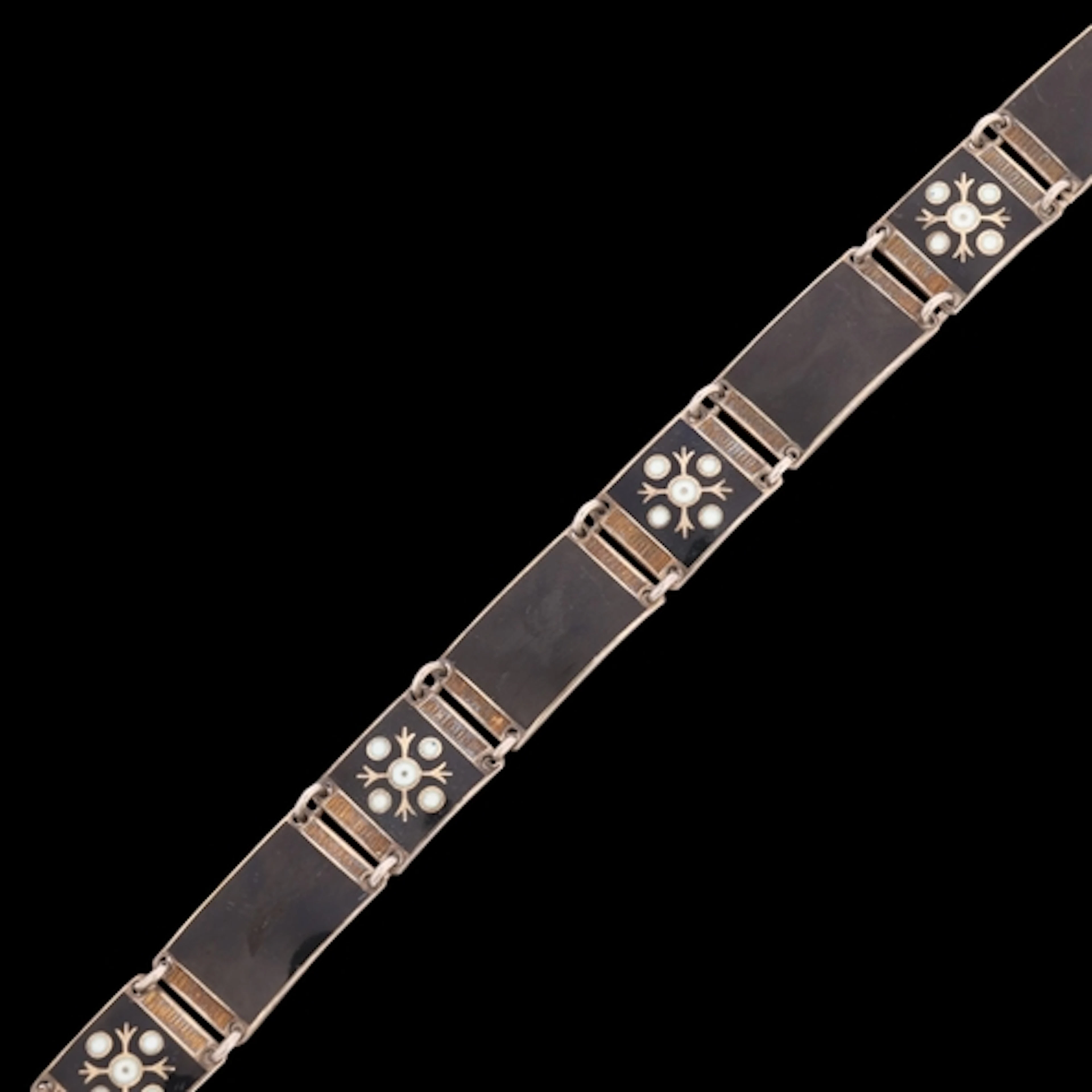 MAGNUS AASE - an Art Deco style Norwegian vermeil sterling s...