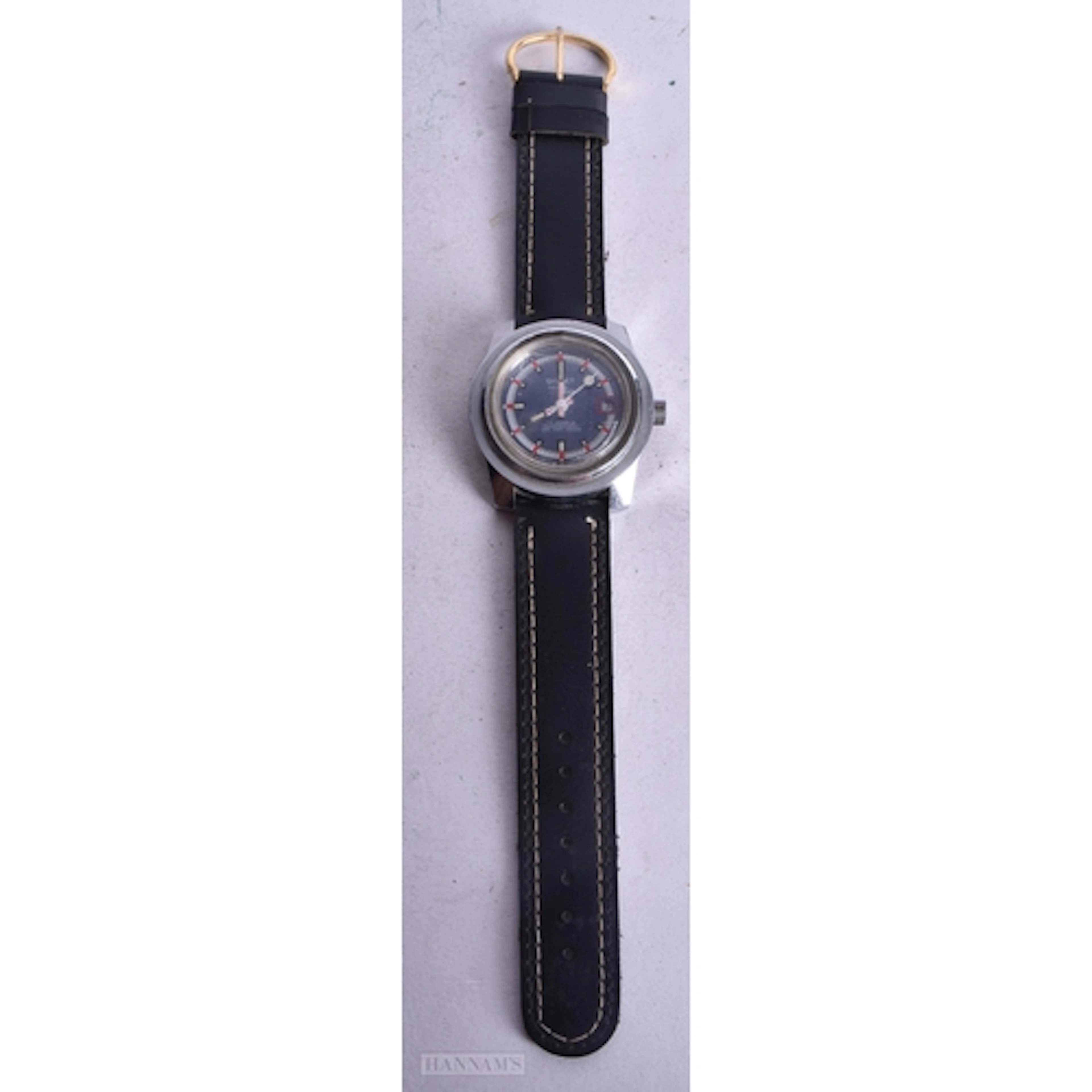Signet Sapphire Beach Watch. 4.3cm incl crown. Working