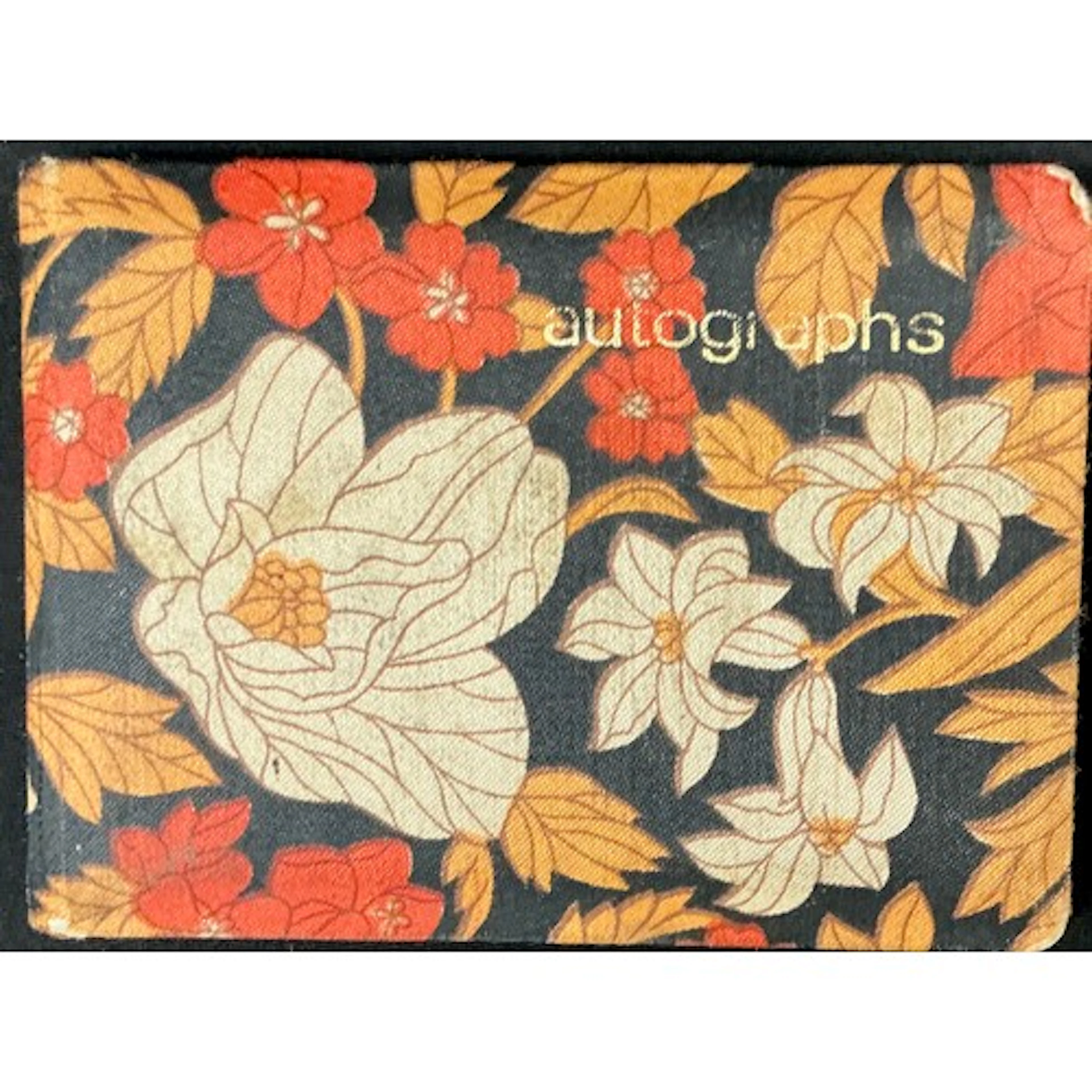 Autographs - a 1970s autograph album with many signatures, ...