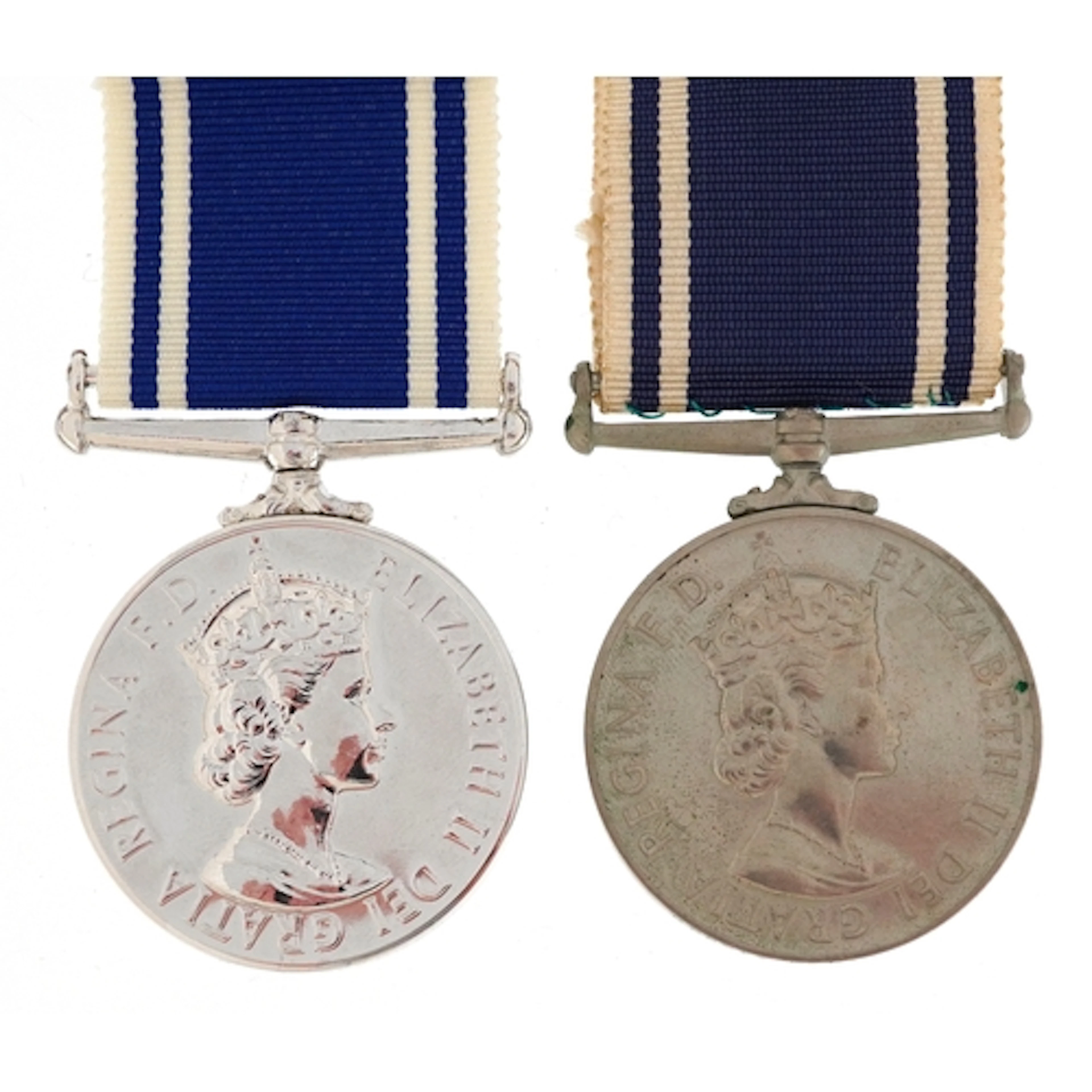 Two Police Long Service & Good conduct medals awarded to Ser...