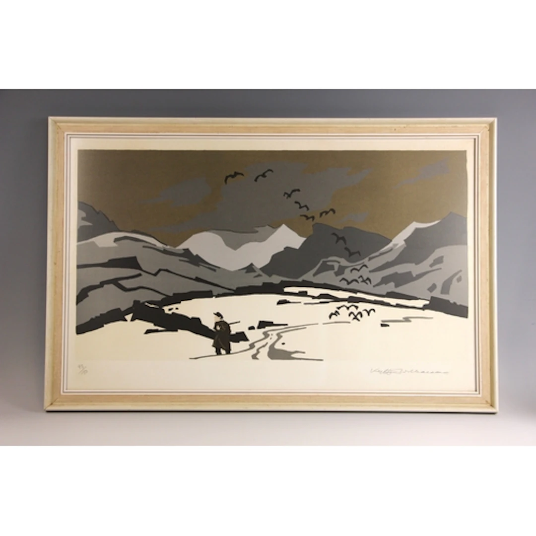 Sir Kyffin Williams OBE, RA (Welsh, 1918-2006), 'Portlyfni...