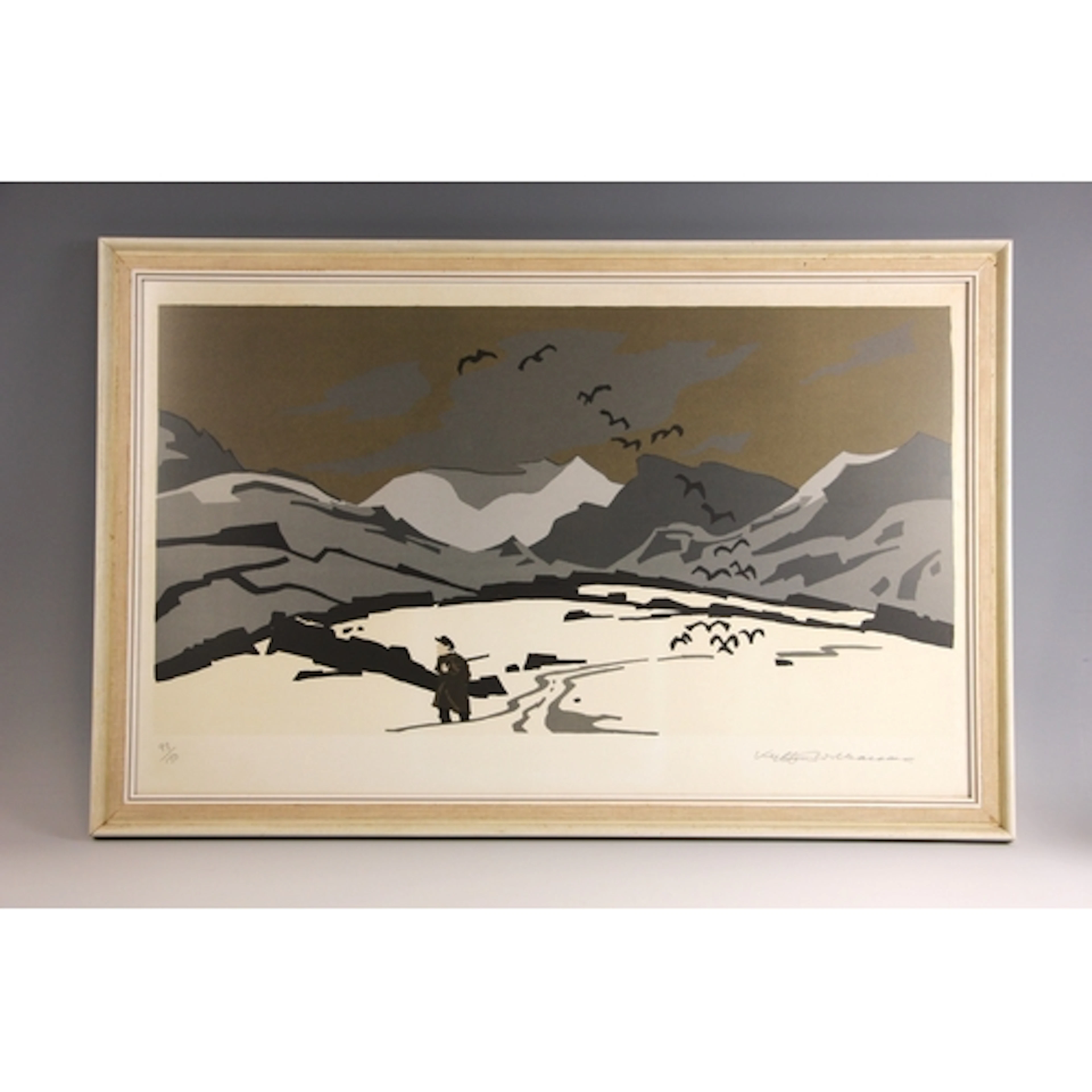 Sir Kyffin Williams OBE, RA (Welsh, 1918-2006), 'Portlyfni...